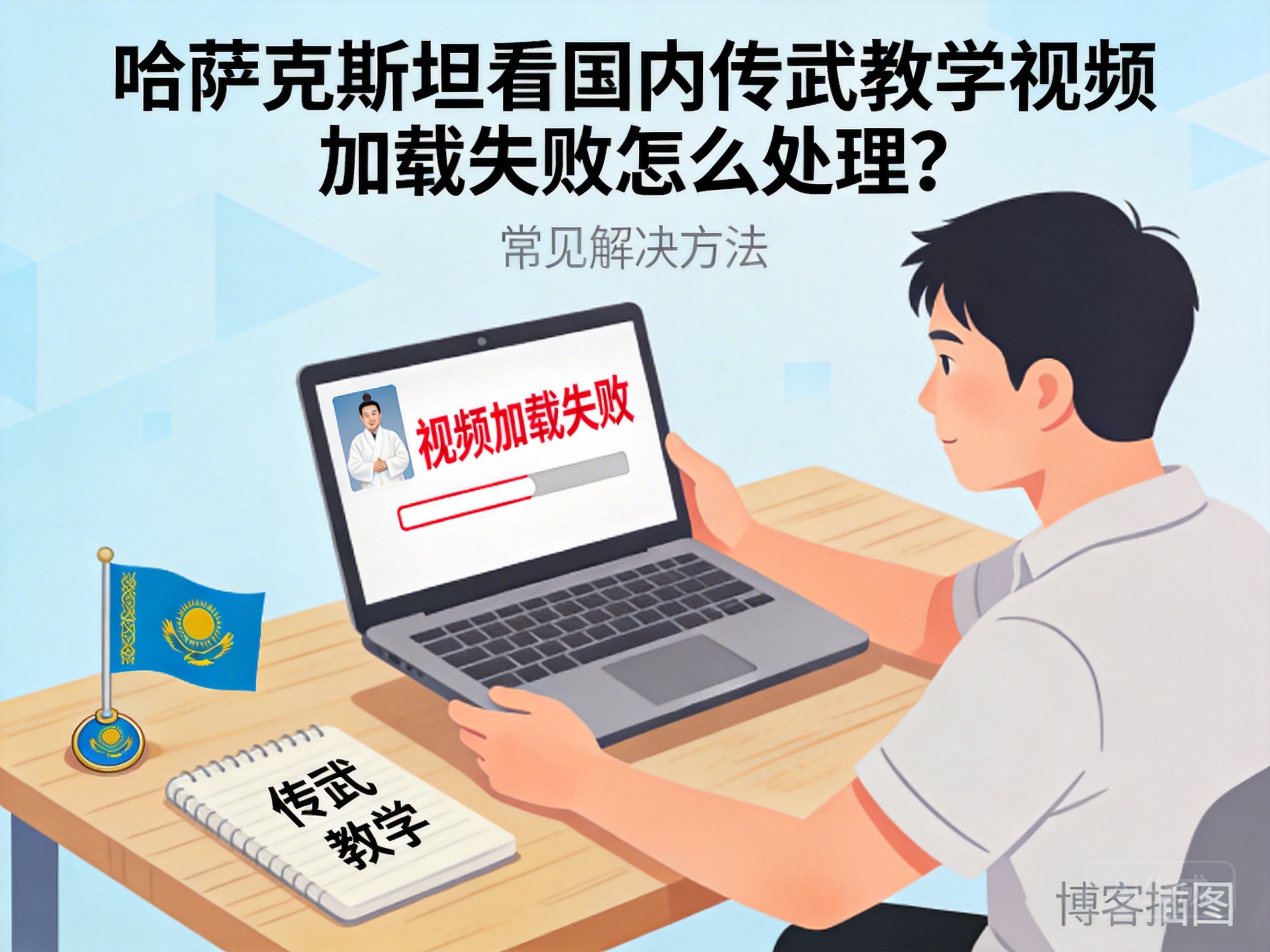 哈萨克斯坦看国内传武教学视频加载失败怎么处理？