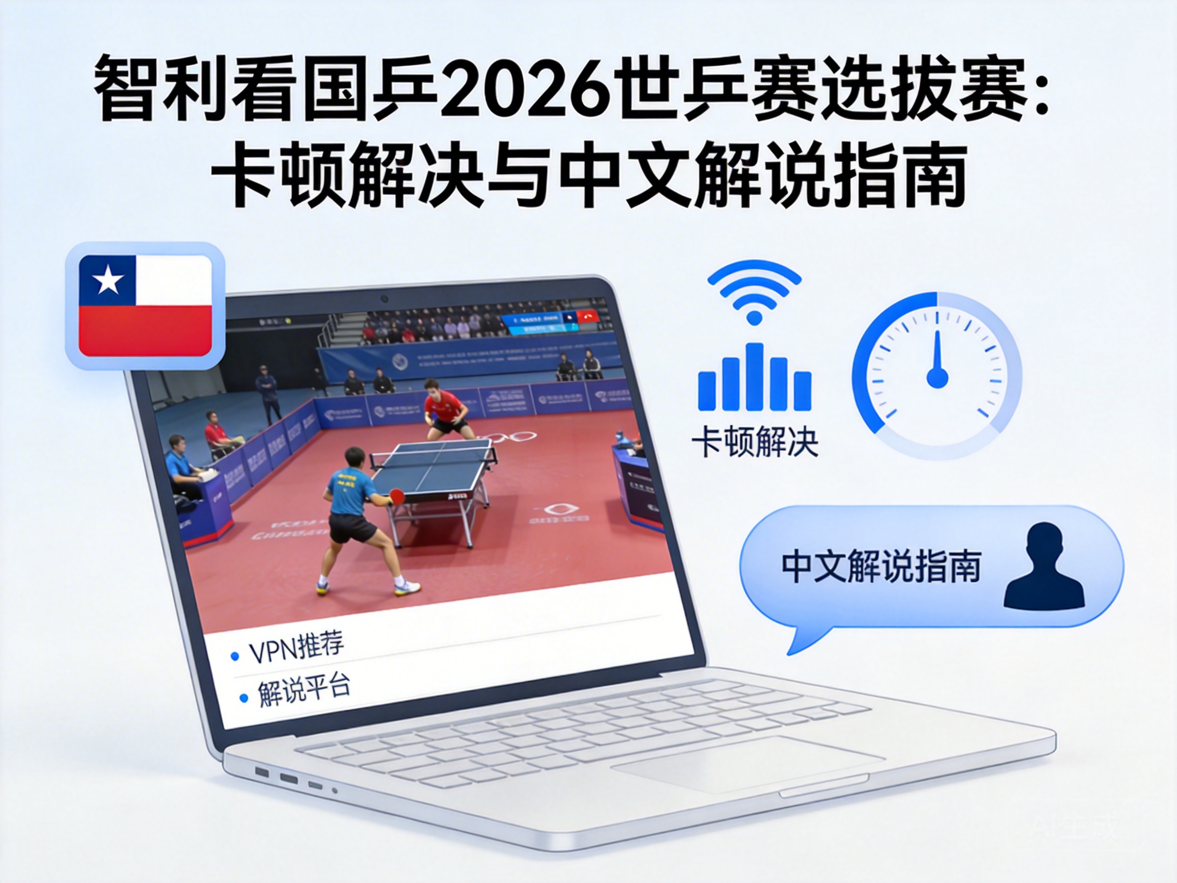 Watching China's 2026 World Table Tennis Championships Trials in Chile: Fix Lag & Access Chinese Commentary
