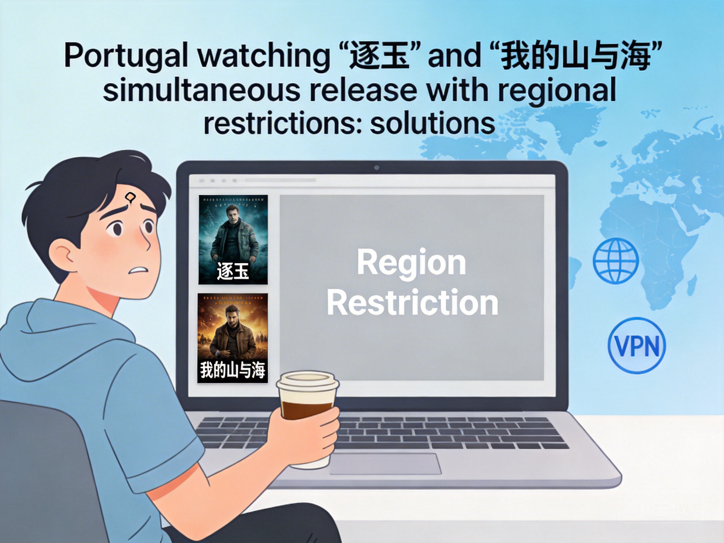 How to Bypass Regional Restrictions for 'Zhu Yu' and 'My Mountains and Seas' in Portugal?