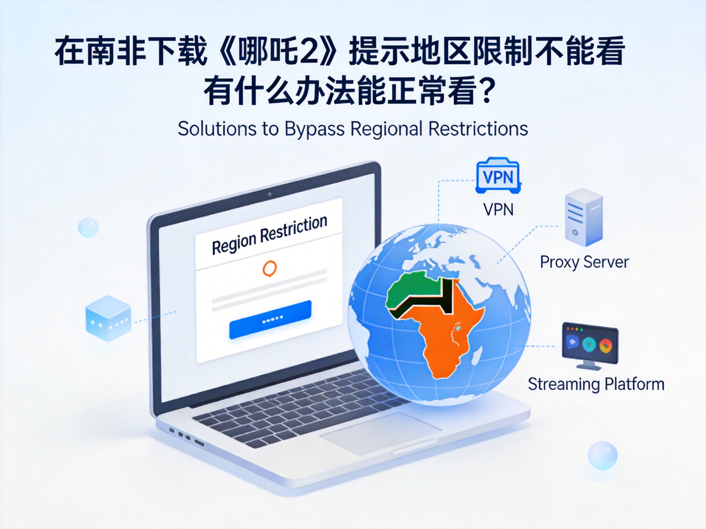 在南非下载《哪吒2》提示地区限制不能看有什么办法能正常看？
