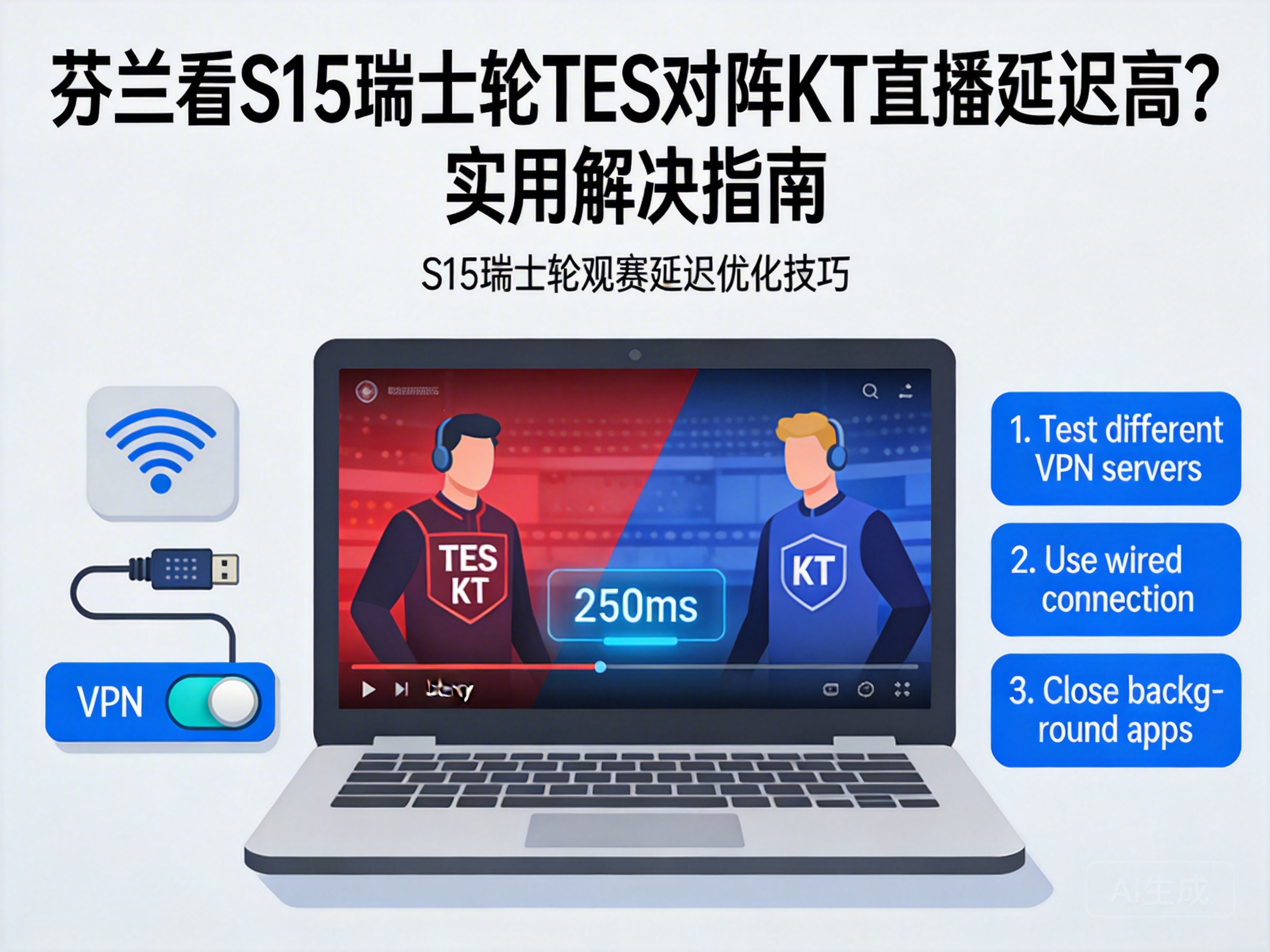 High Latency Watching S15 Swiss Round TES vs KT in Finland? Practical Fixes