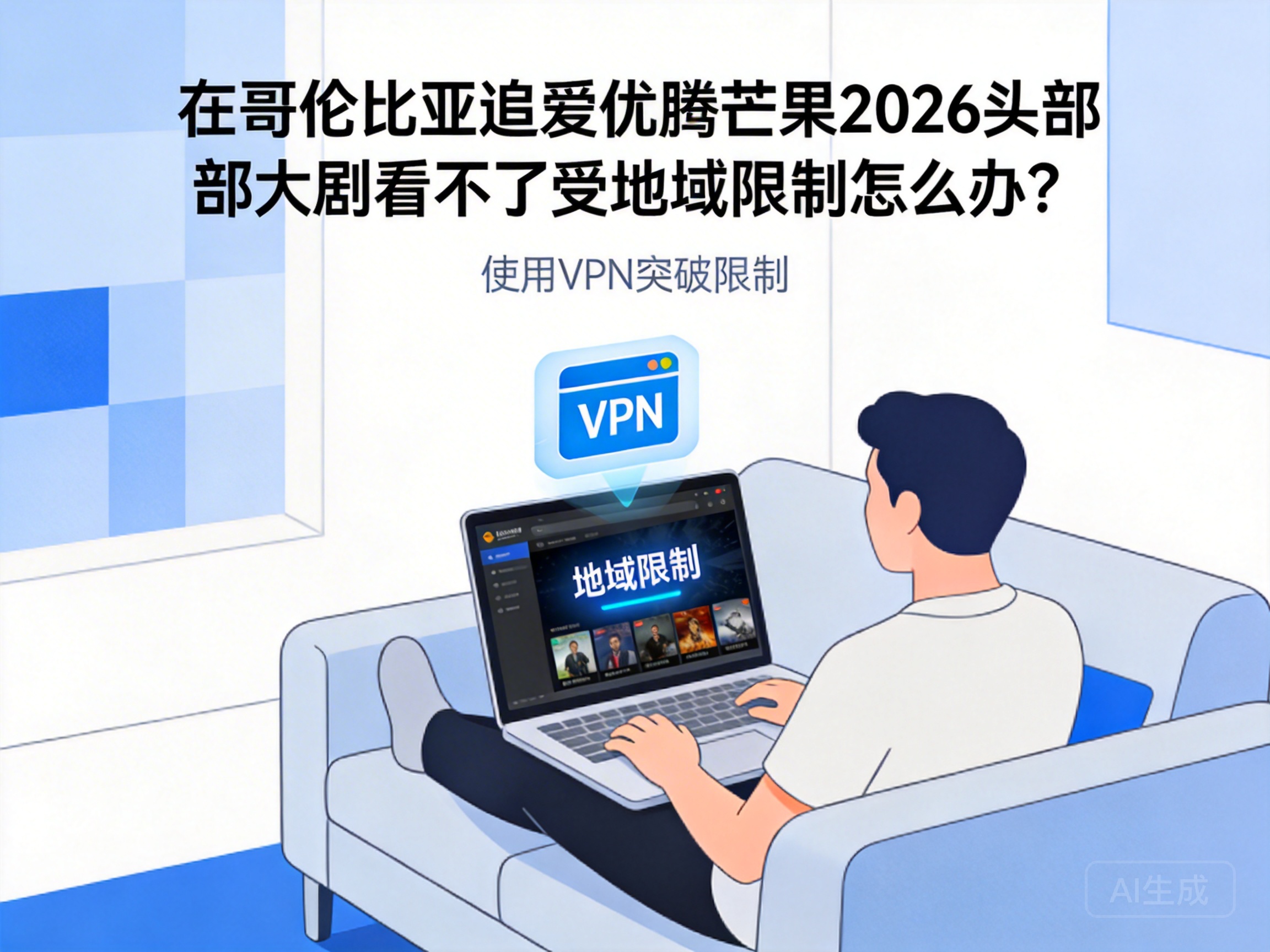 在哥伦比亚追爱优腾芒果2026头部大剧看不了受地域限制怎么办？