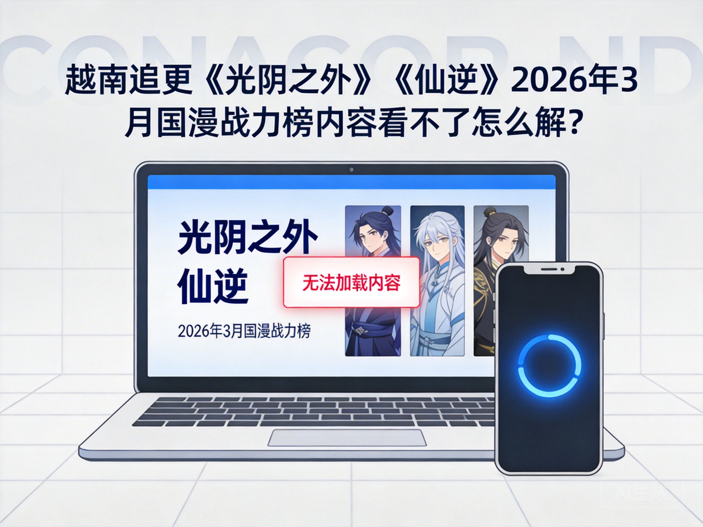 How to Fix the Issue of Being Unable to Access March 2026 Chinese Anime Power Rankings for 'Beyond Time' and 'Reverse Immortal' in Vietnam?