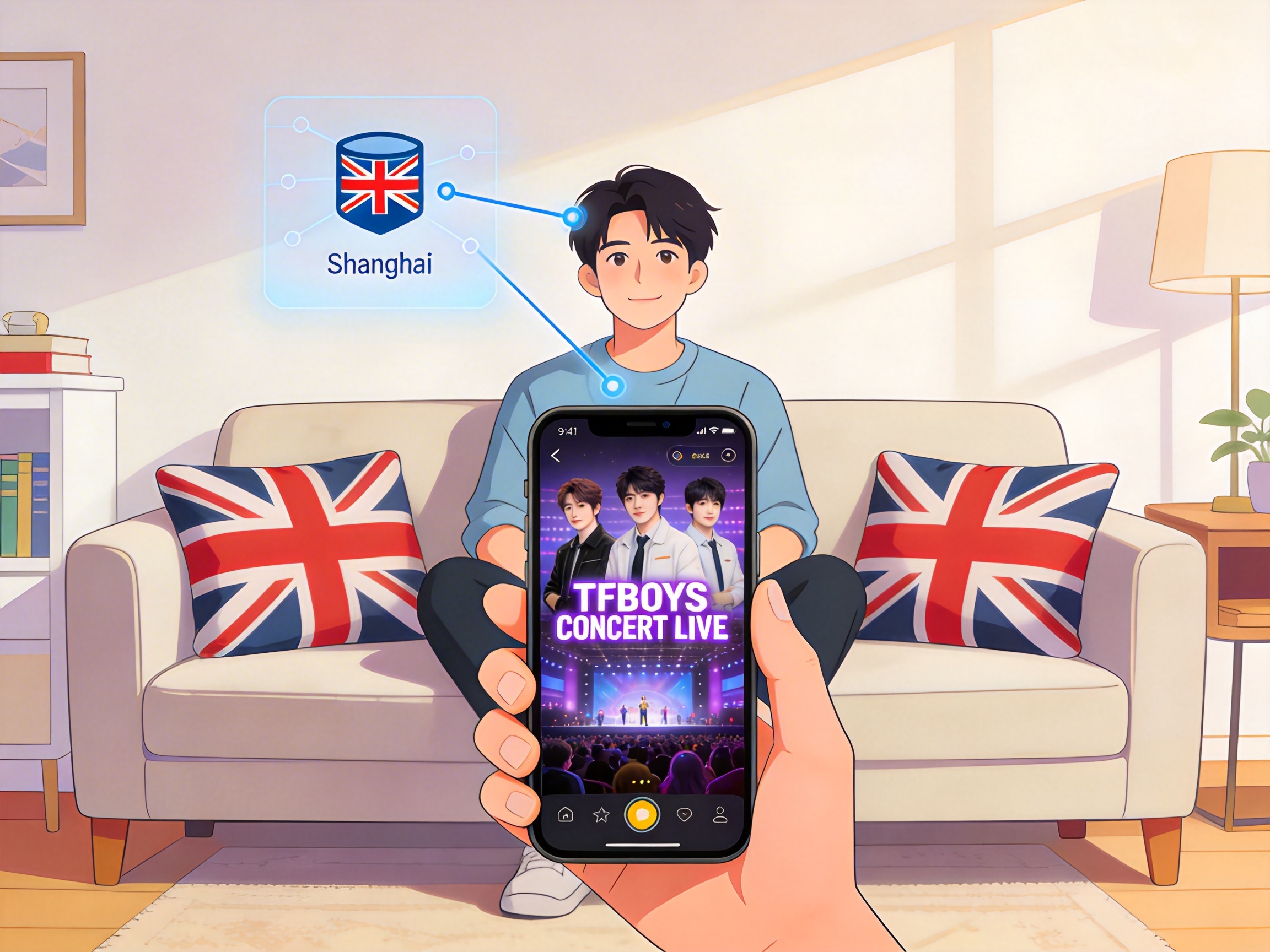 英国无法看观看「TFBOYS演唱会直播」怎么办呢?