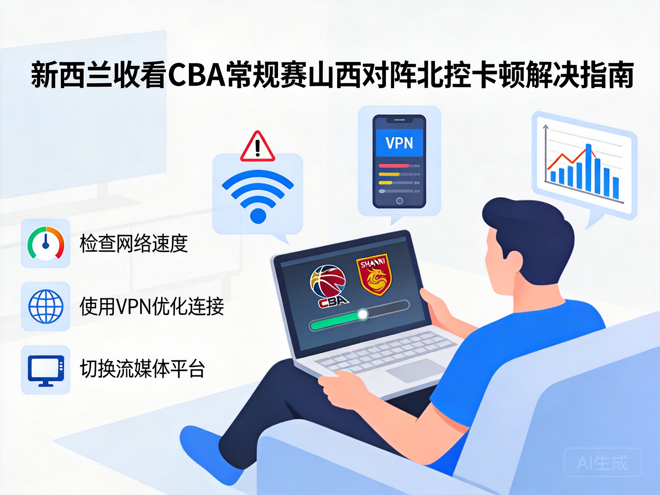 新西兰收看CBA常规赛山西对阵北控全程卡顿怎么解决？