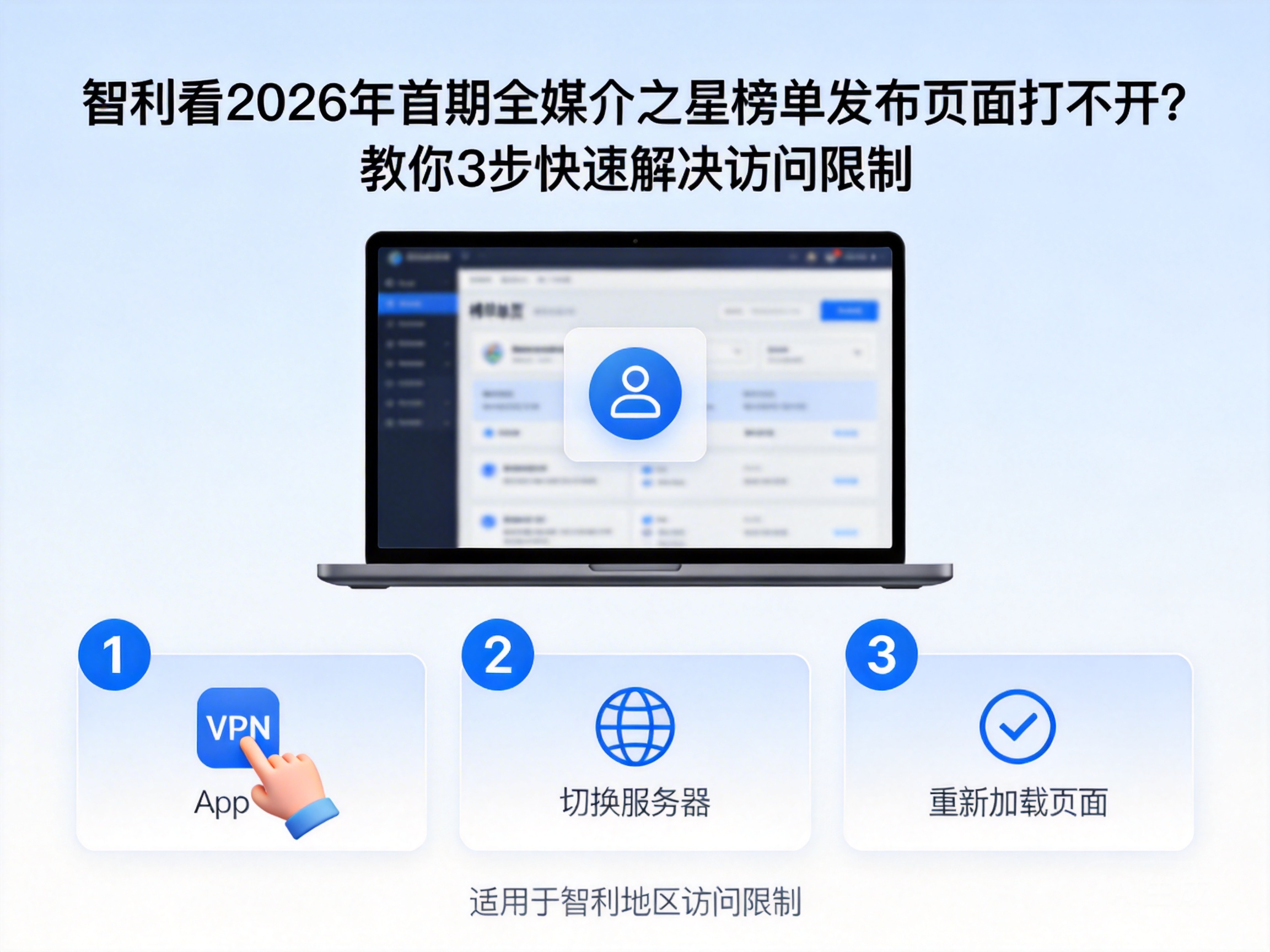 Can't Access the 2026 First All-Media Star List Release Page in Chile? 3 Steps to Quickly Solve Access Restrictions