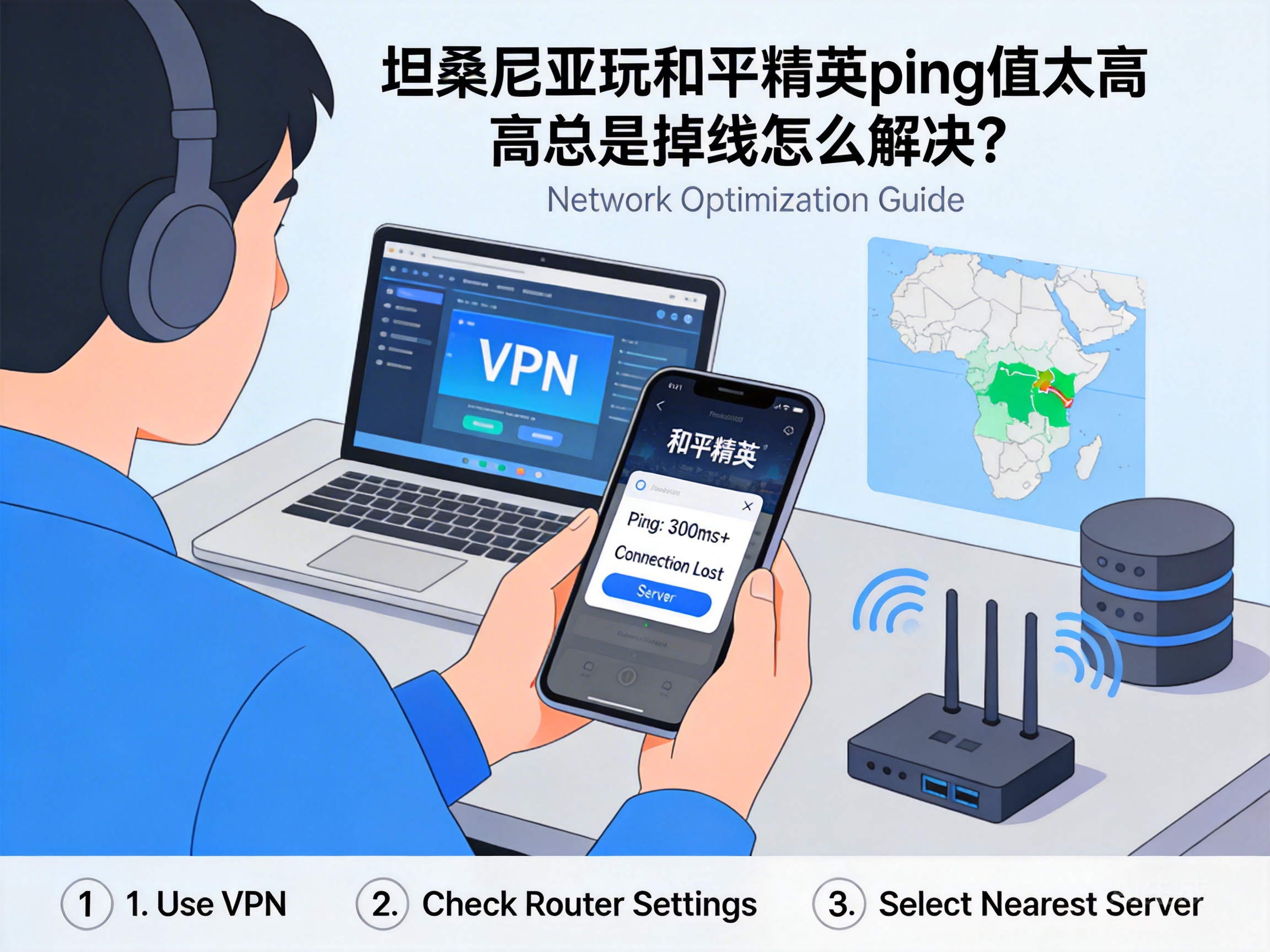 How to Fix High Ping and Constant Disconnections When Playing PUBG Mobile in Tanzania?