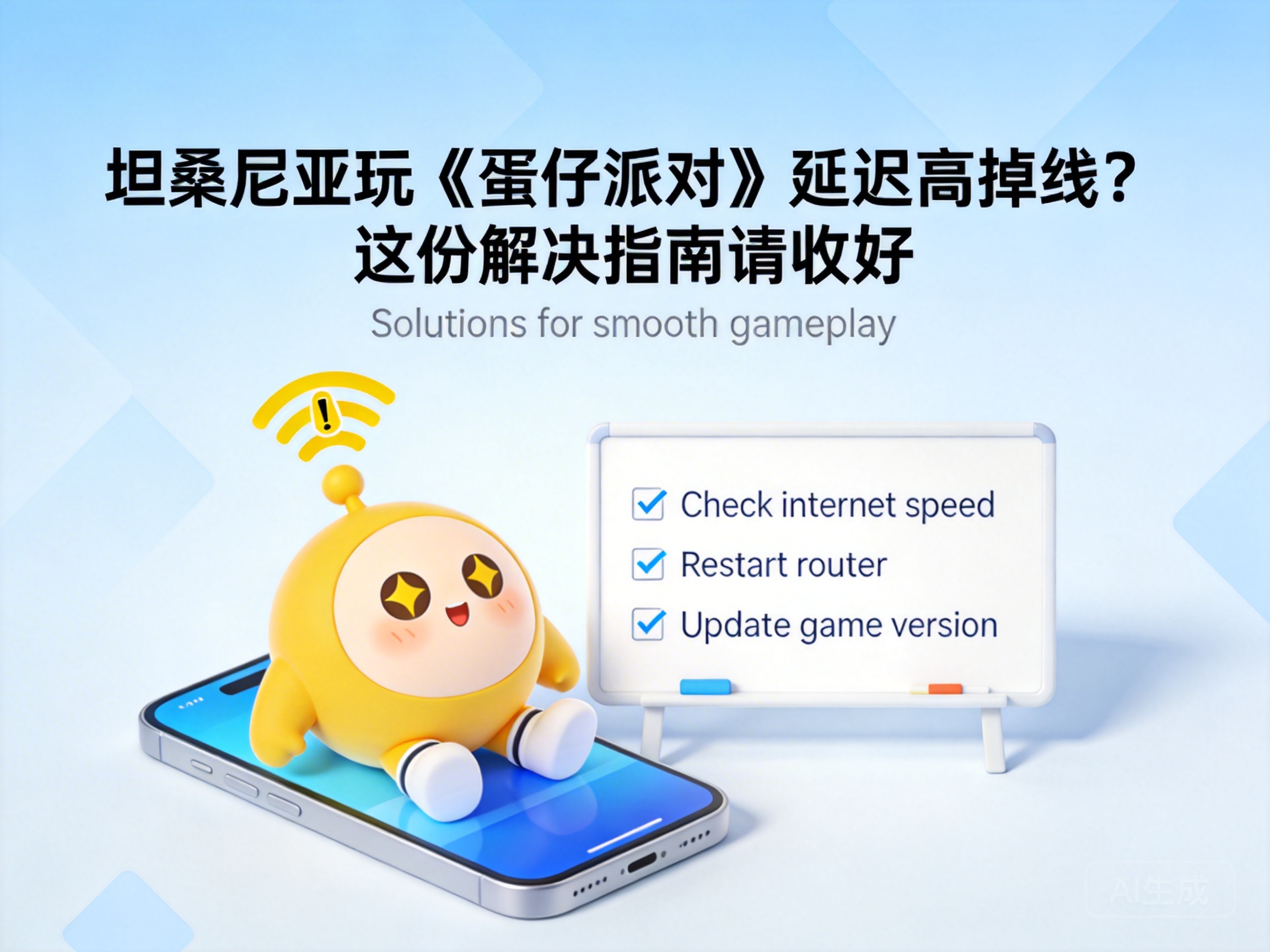 坦桑尼亚玩《蛋仔派对》延迟高掉线?这份解决指南请收好