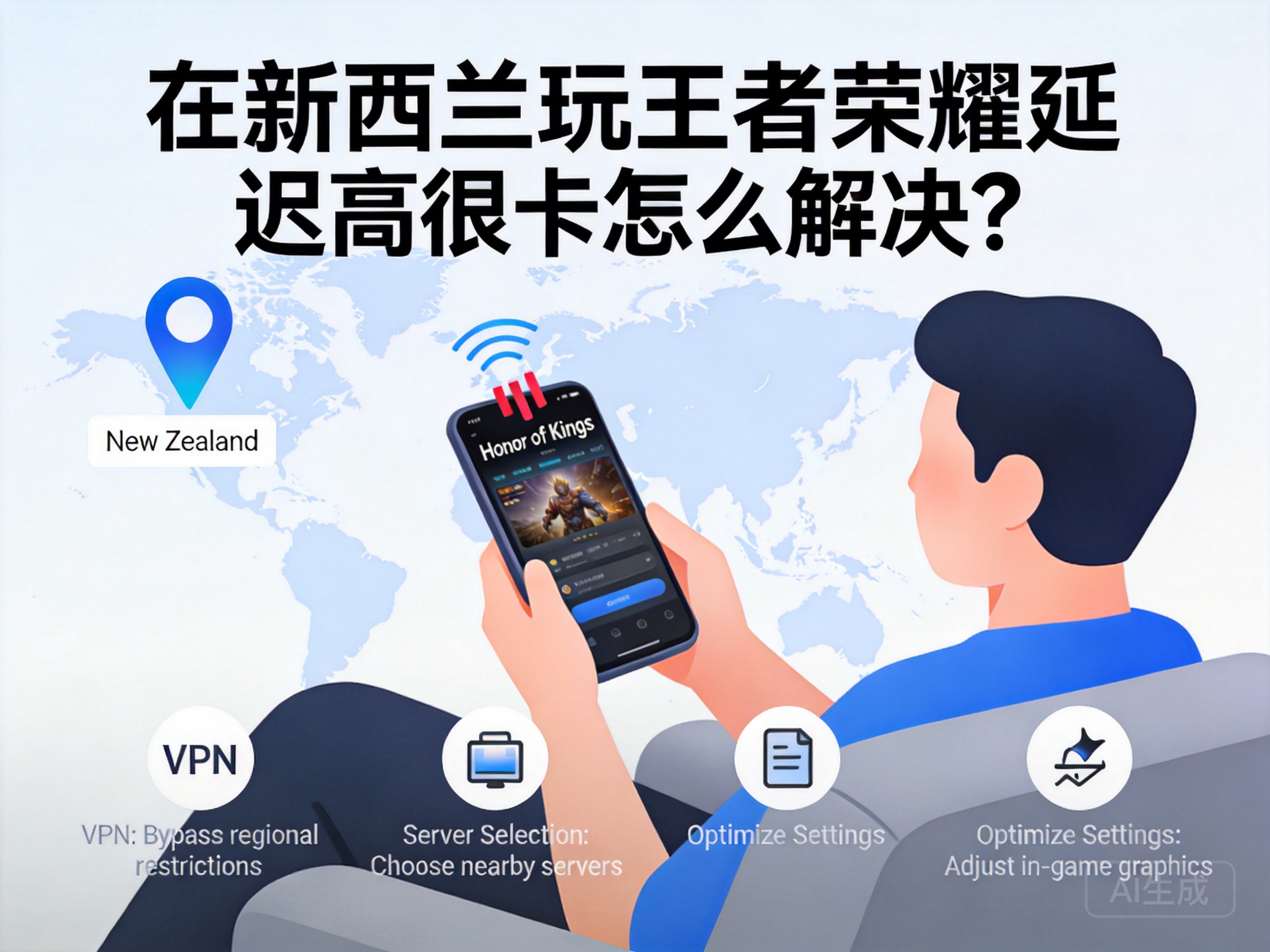 How to Fix High Ping and Lag When Playing Honor of Kings in New Zealand?