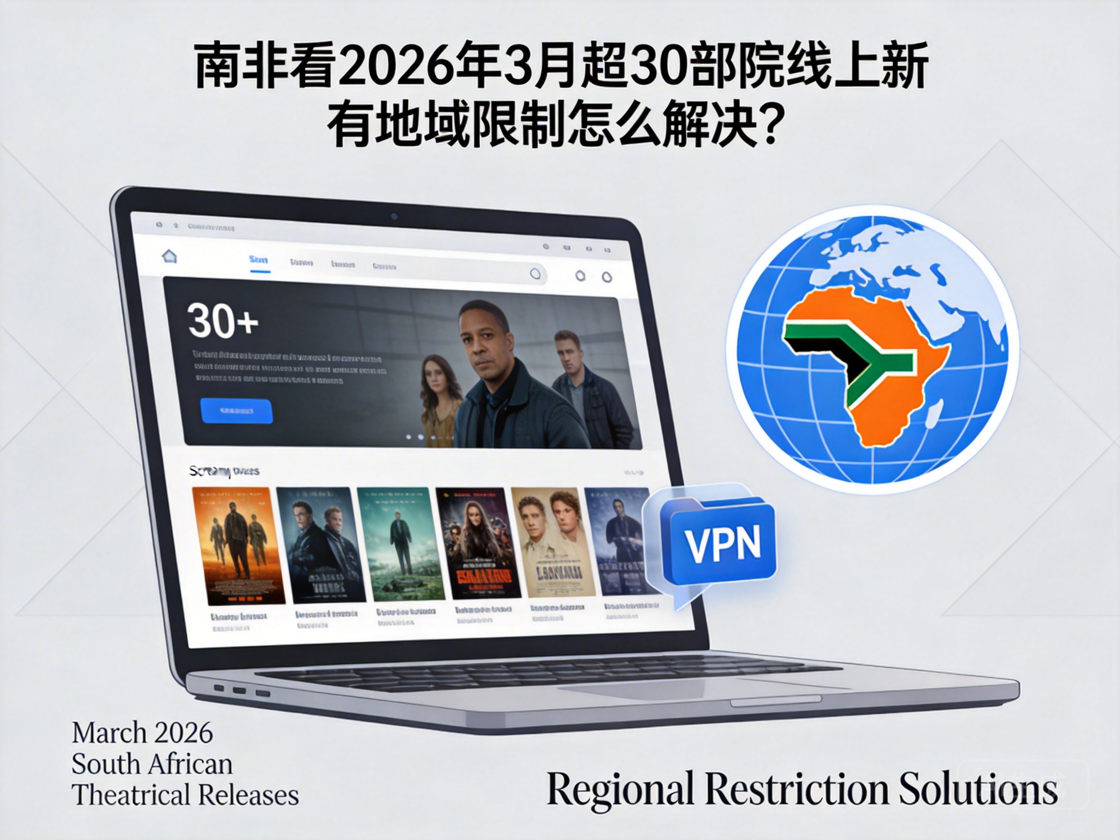 How to Bypass Geo-Restrictions for Over 30 New Theatrical Releases in March 2026 from South Africa?