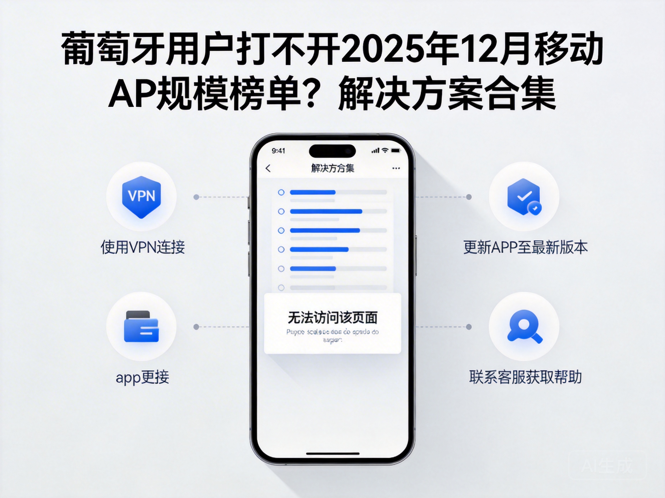 葡萄牙用户打不开2025年12月移动APP规模榜单?解决方案合集