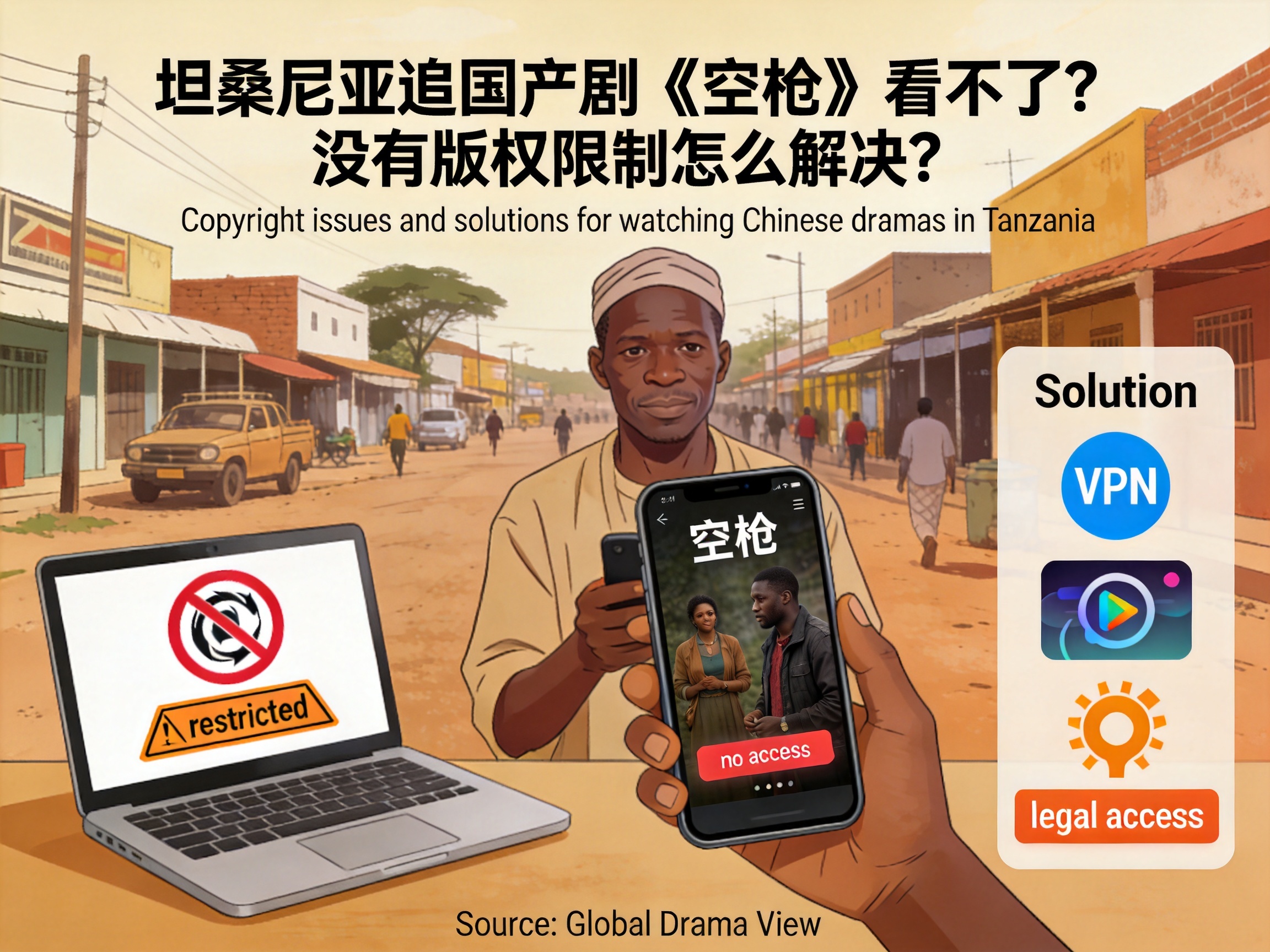 Can't Watch Chinese Drama Empty Gun in Tanzania? How to Bypass Copyright Restrictions