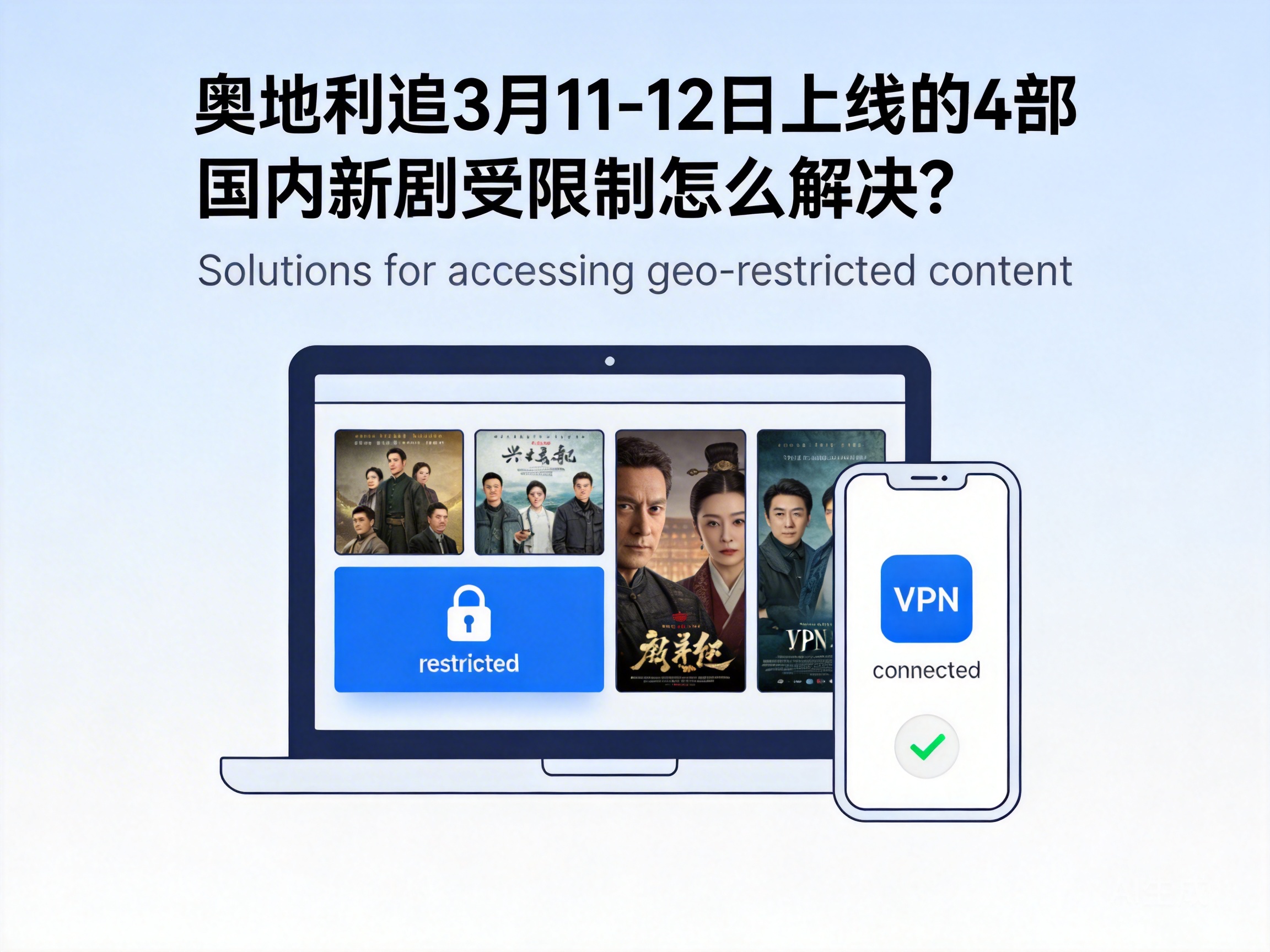How to Access 4 New Chinese Dramas Launched on March 11-12 from Austria?