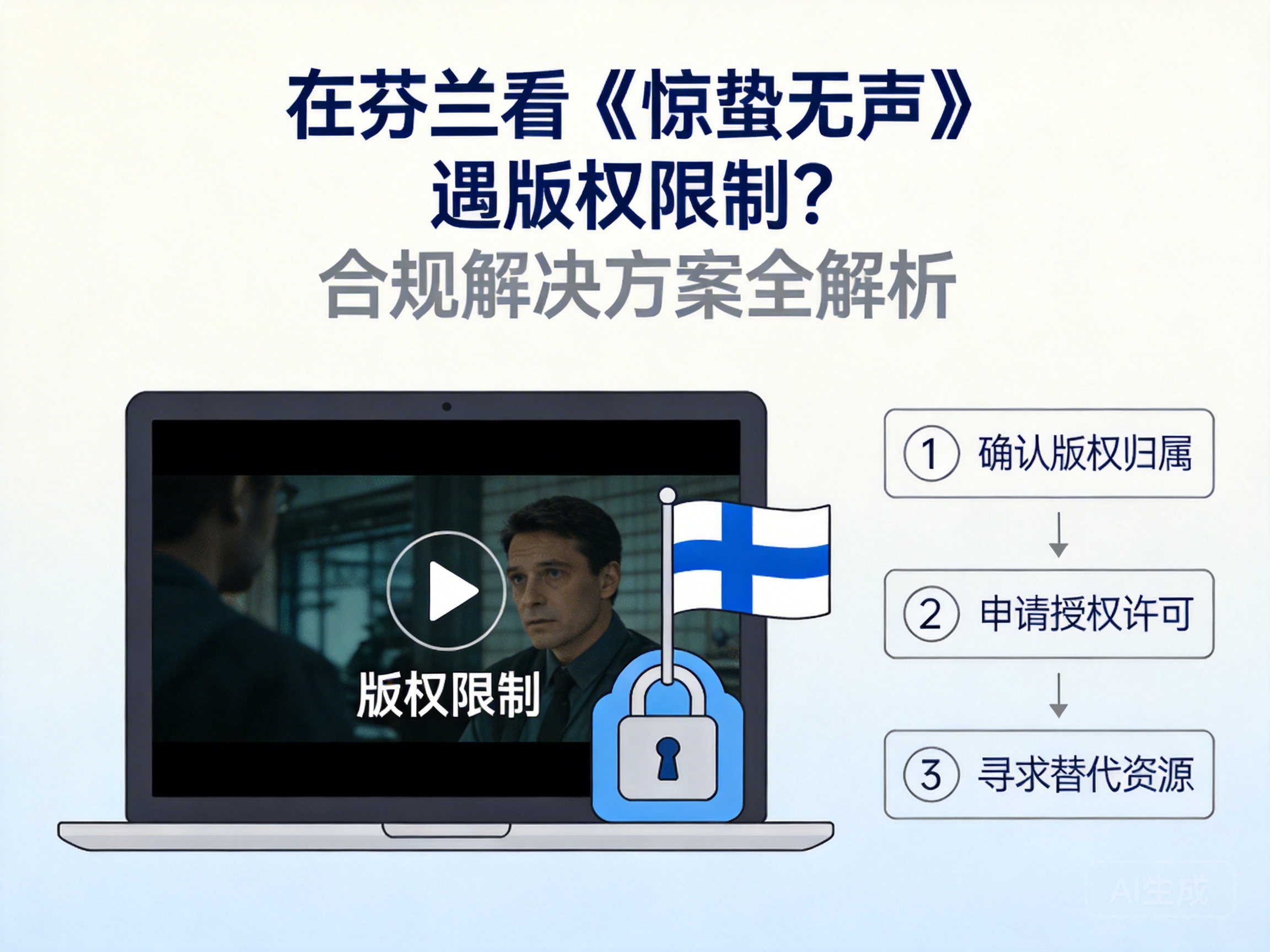 在芬兰看《惊蛰无声》遇版权限制?合规解决方案全解析