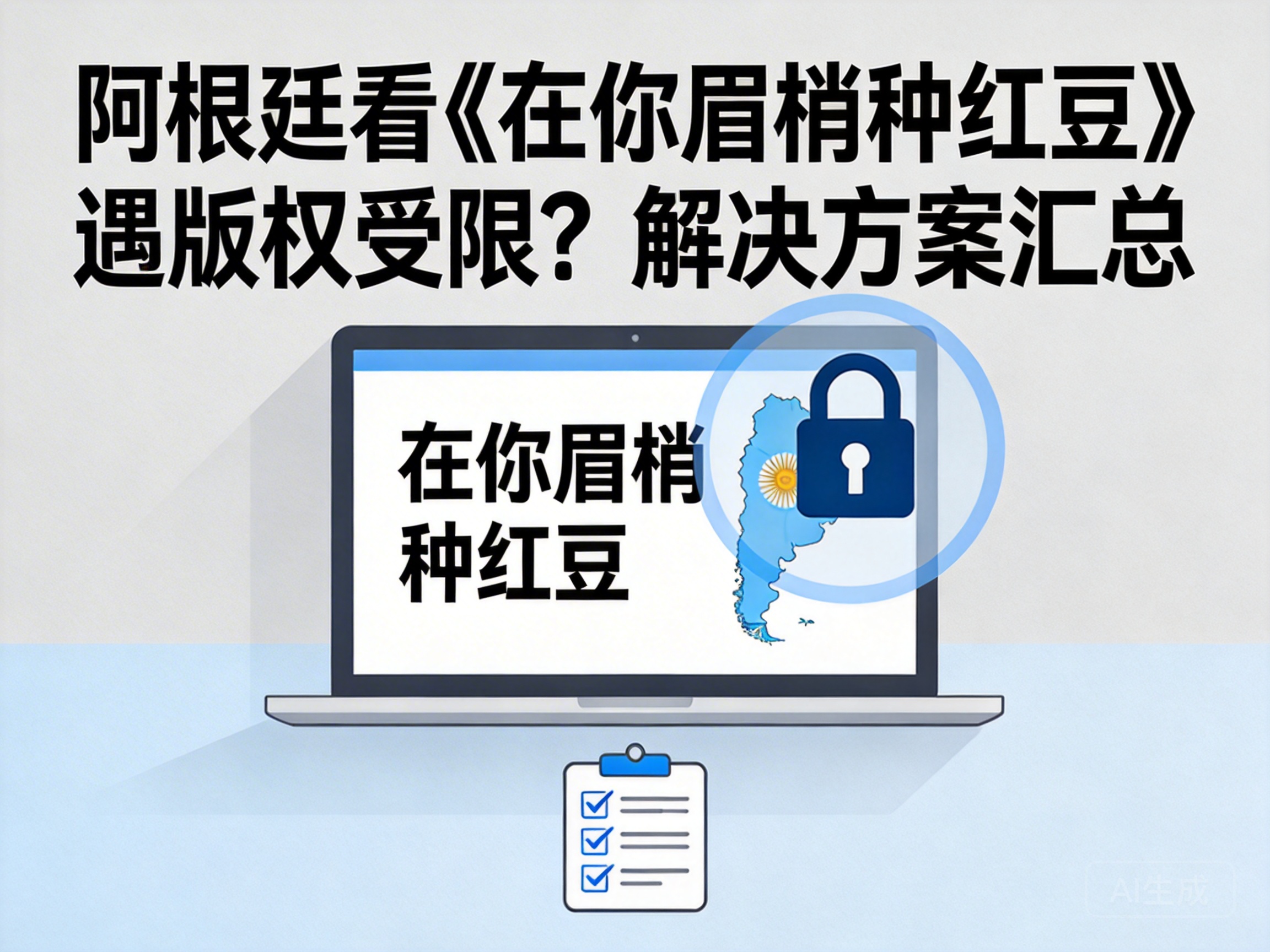 How to Watch *Planting Red Beans on Your Eyebrows* in Argentina When Blocked by Copyright