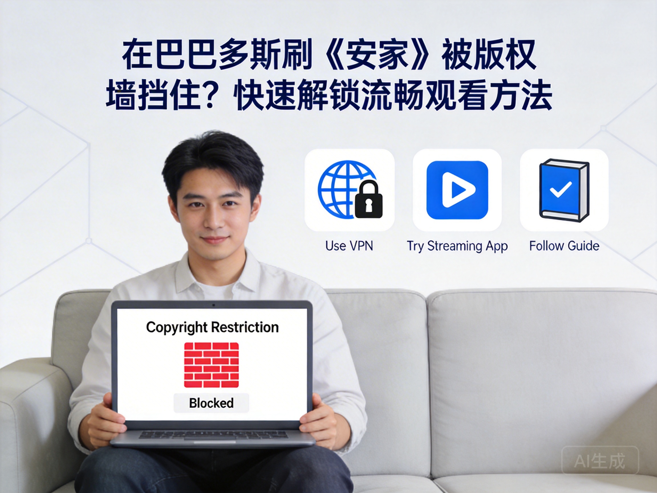 在巴巴多斯刷《安家》被版权墙挡住？快速解锁流畅观看方法