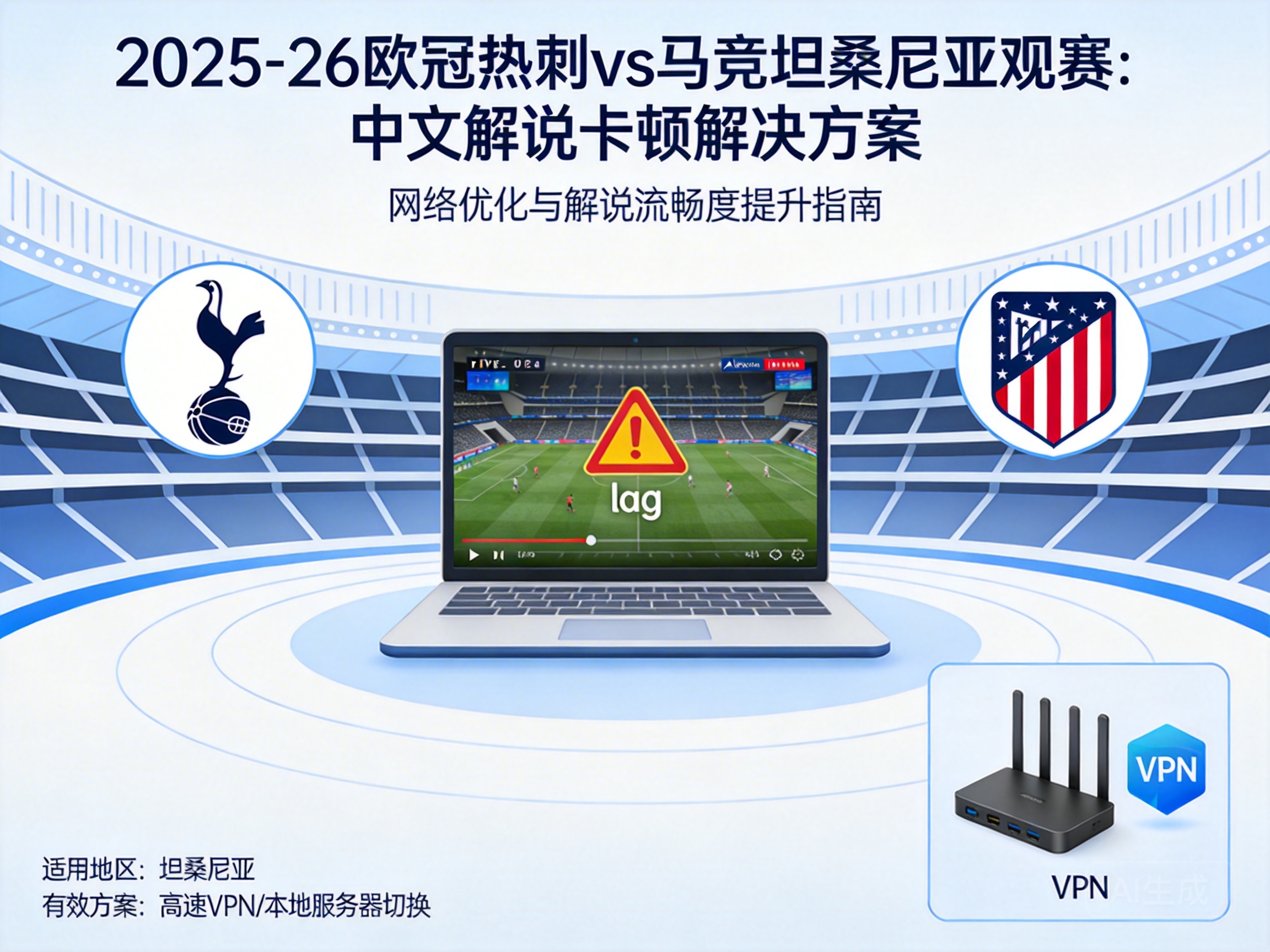 Fixing Chinese Commentary Lag for Tottenham vs Atletico Madrid 2025-26 UCL R16 in Tanzania