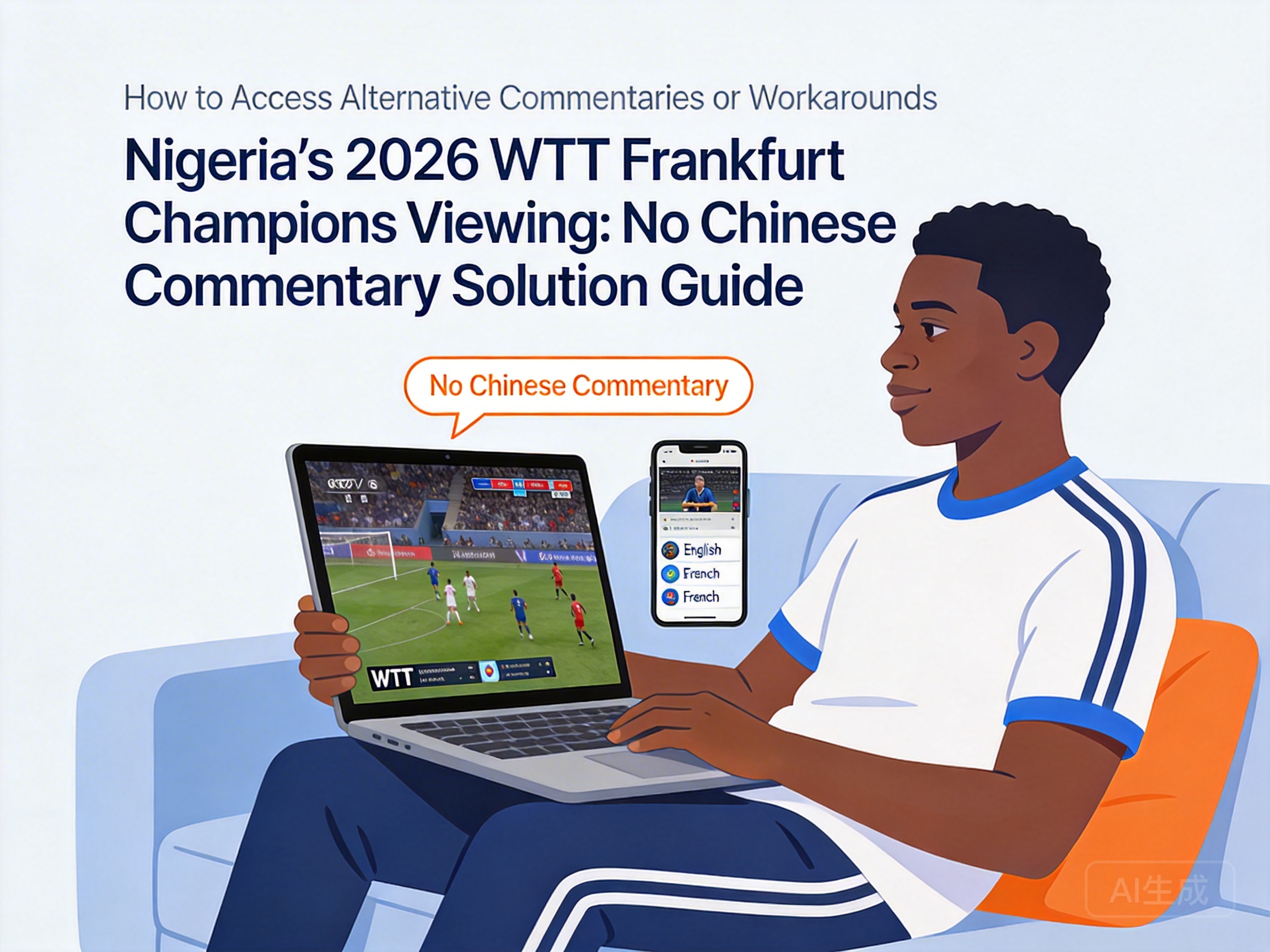 How to Solve the Lack of Chinese Commentary for 2026 WTT Frankfurt Champions Competition in Nigeria?