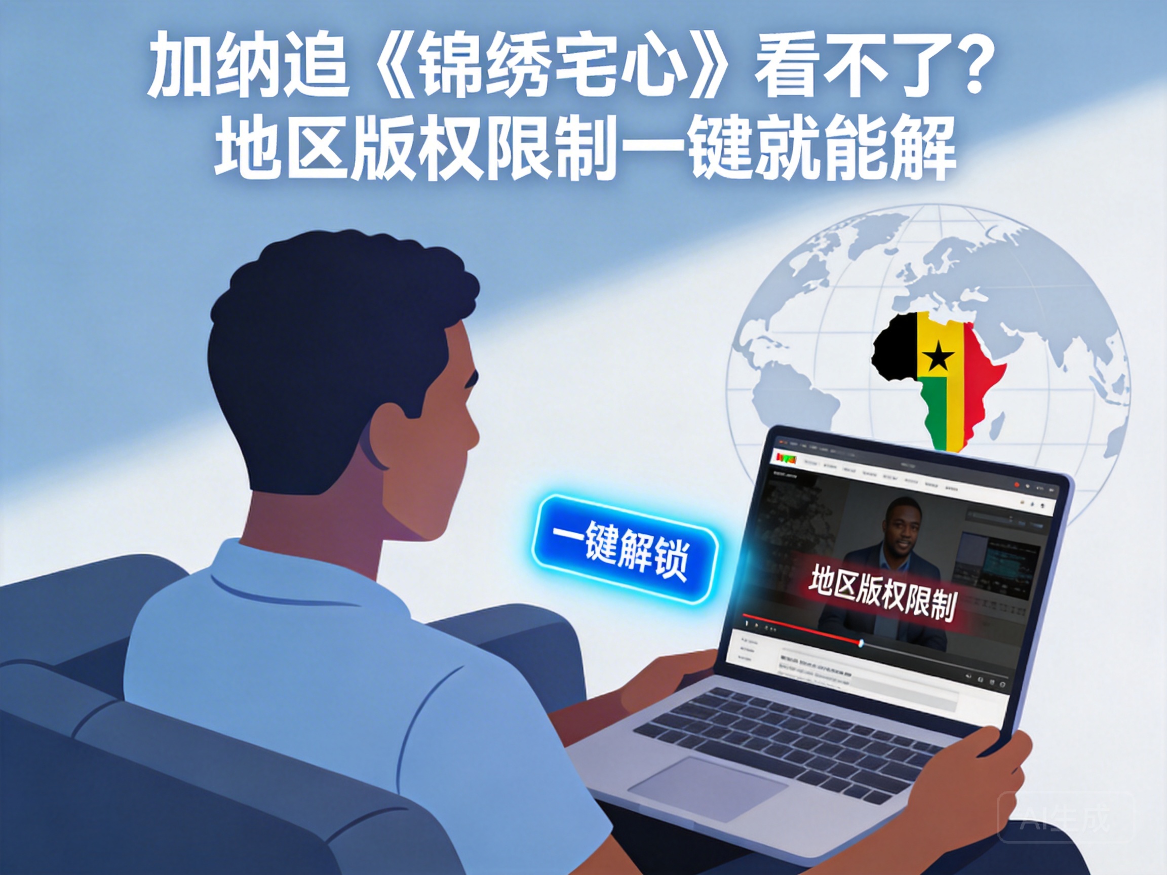 加纳追《锦绣宅心》看不了？地区版权限制一键就能解