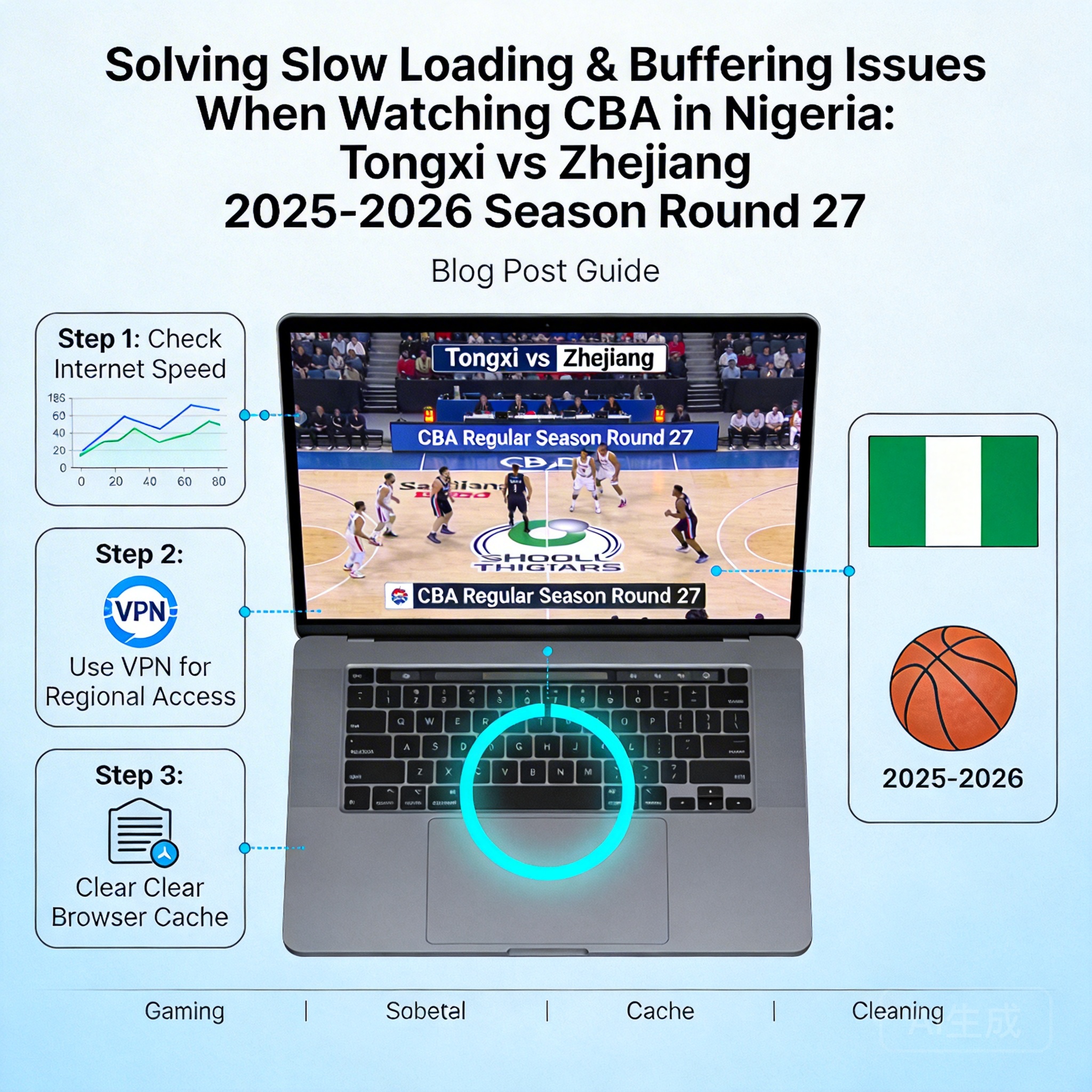 How to Fix Buffering and Lag When Watching the 27th Round of 2025-2026 CBA Regular Season: Nanjing Tongxi's Upset Win Over Zhejiang in Nigeria