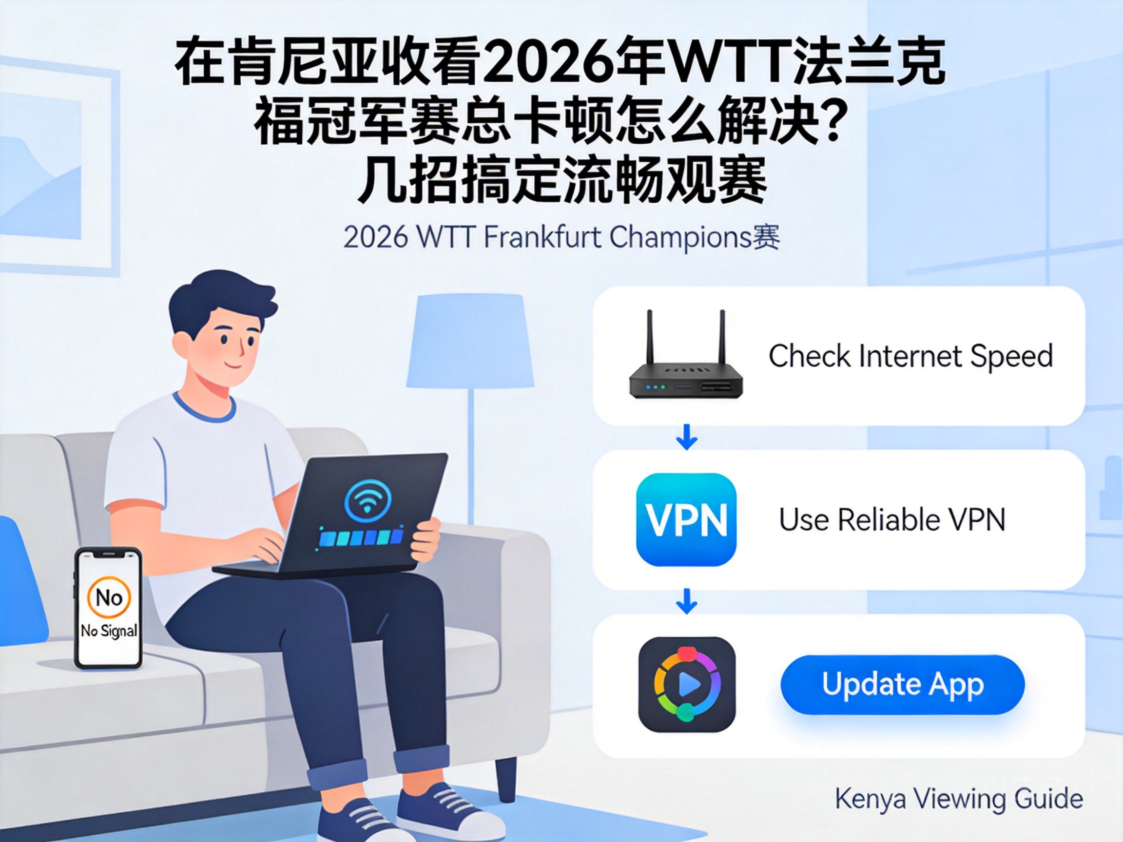 在肯尼亚收看2026年WTT法兰克福冠军赛总卡顿怎么解决？几招搞定流畅观赛