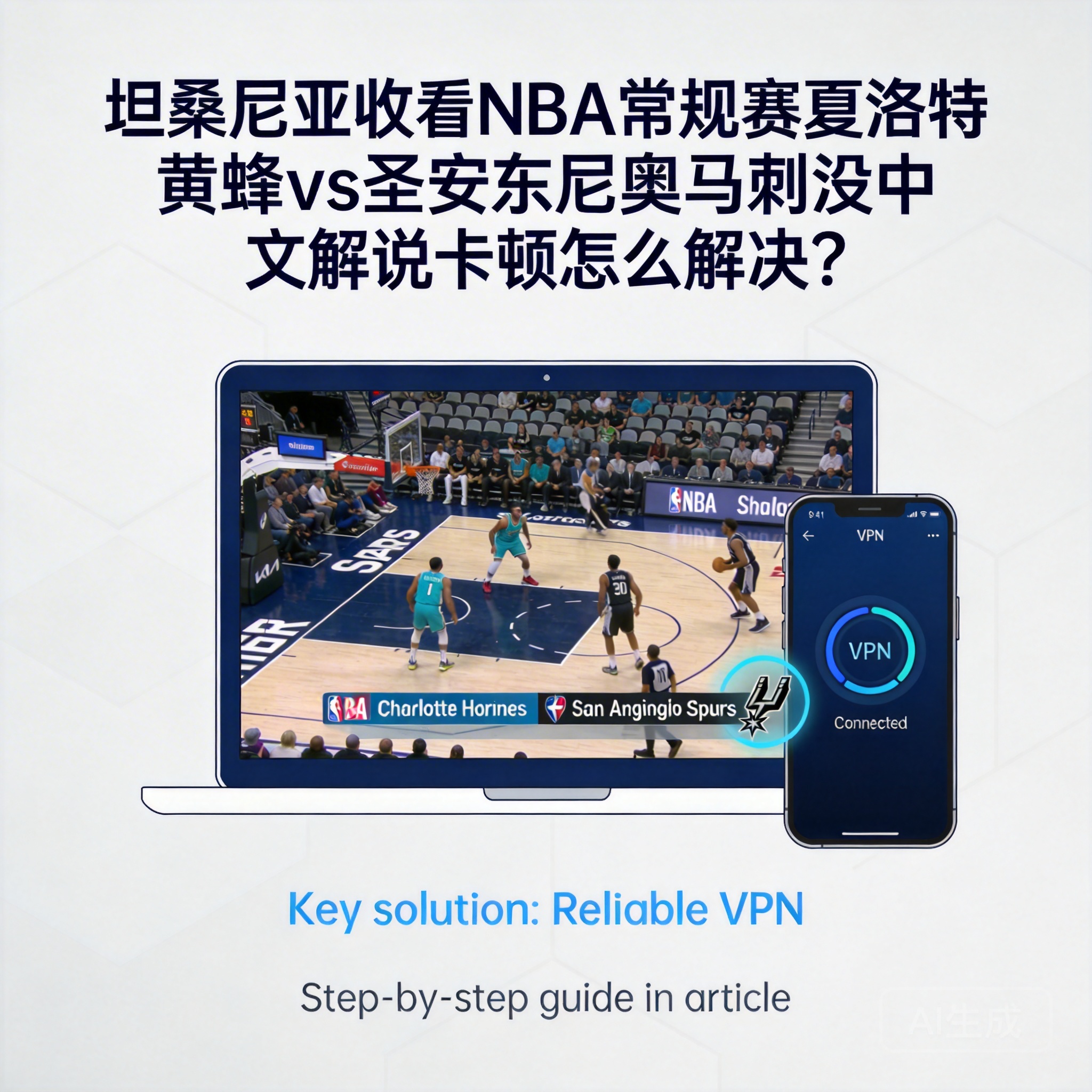 How to Fix No Chinese Commentary and Buffering When Watching NBA Regular Season Hornets vs Spurs in Tanzania?