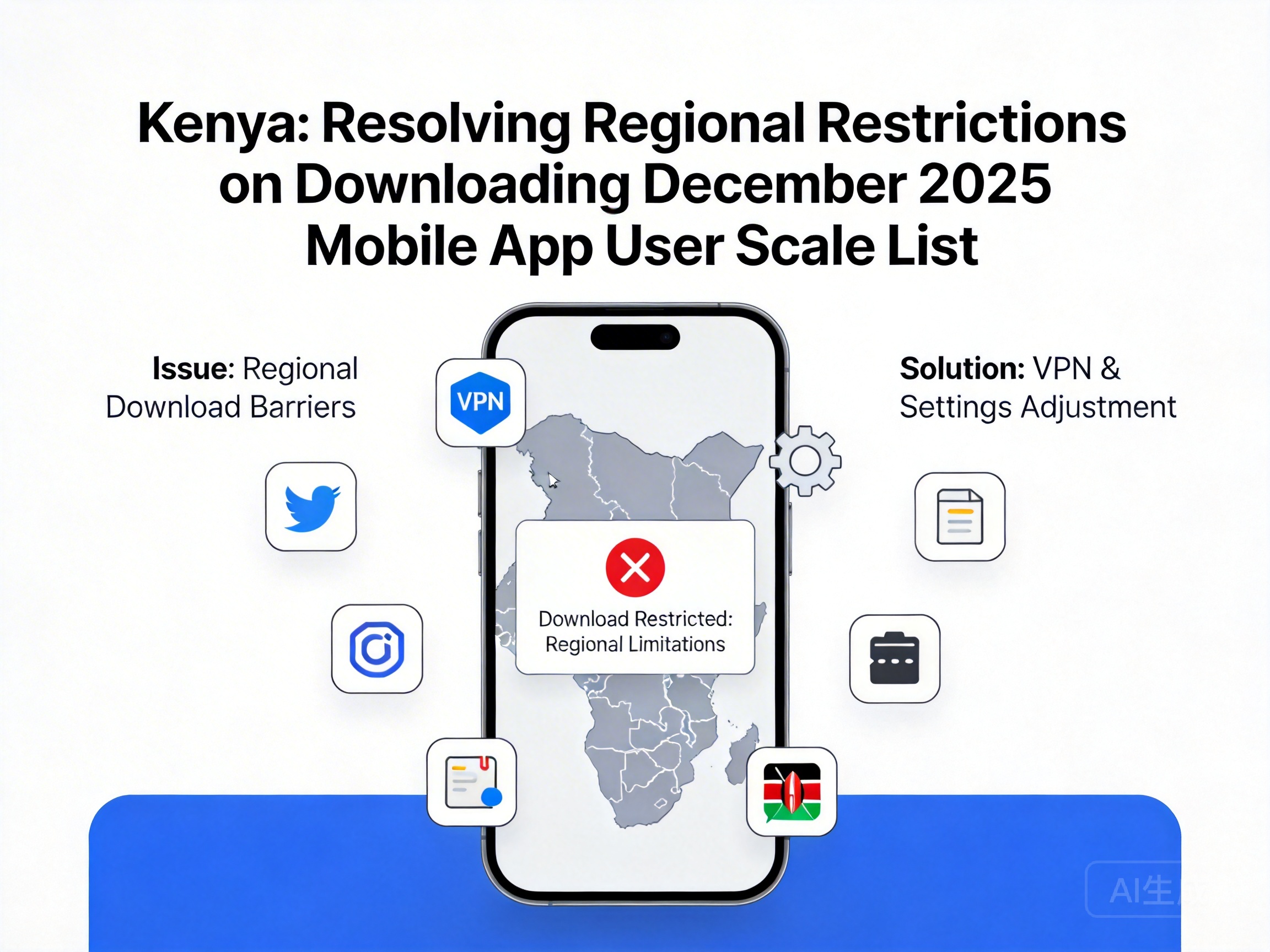 How to Fix Regional Restrictions When Downloading Kenya's December 2025 Mobile Internet App User Scale List?
