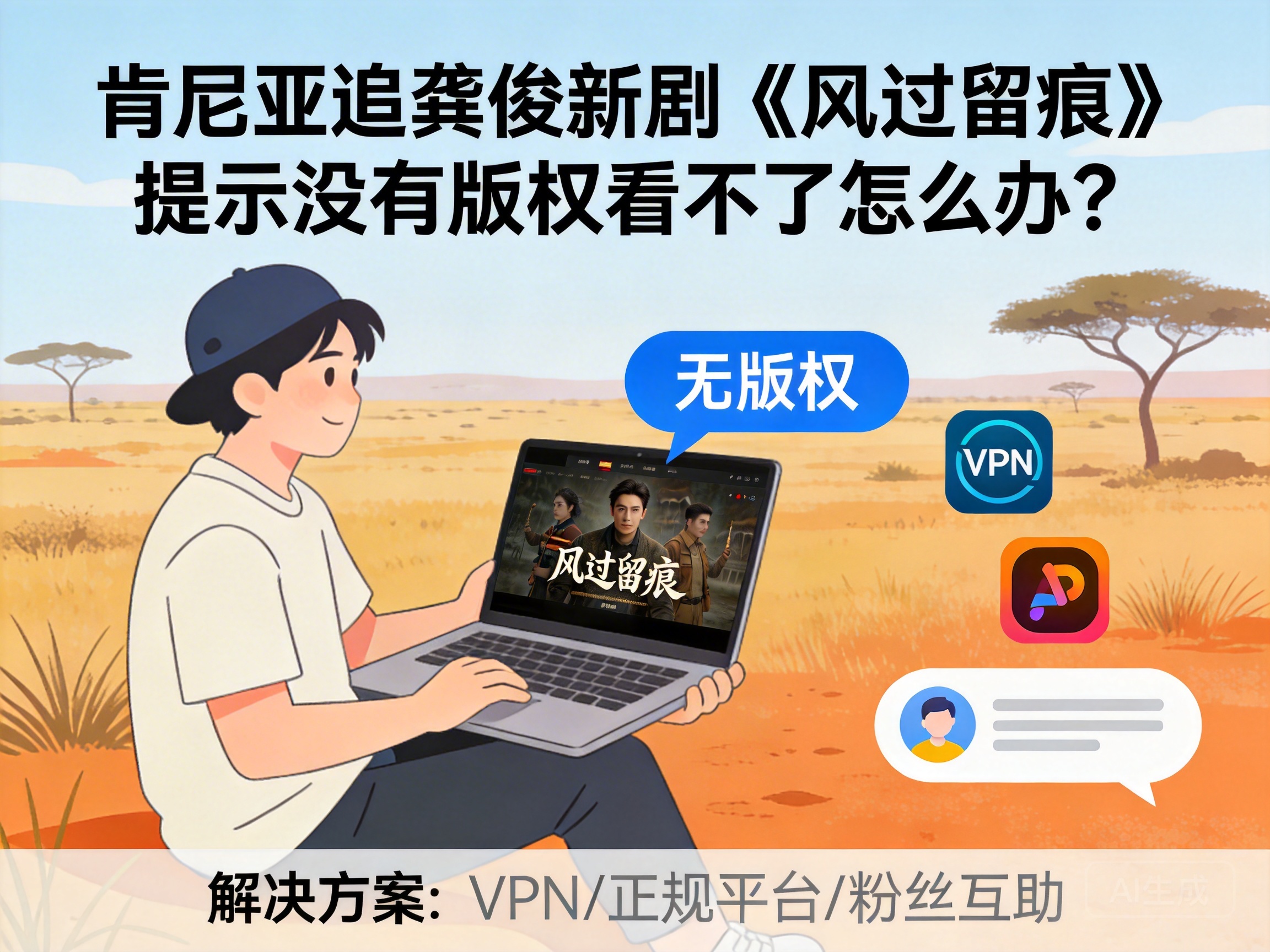 What to Do If You Can't Watch Gong Jun's New Drama *Trace of the Wind* Due to Copyright Restrictions in Kenya?