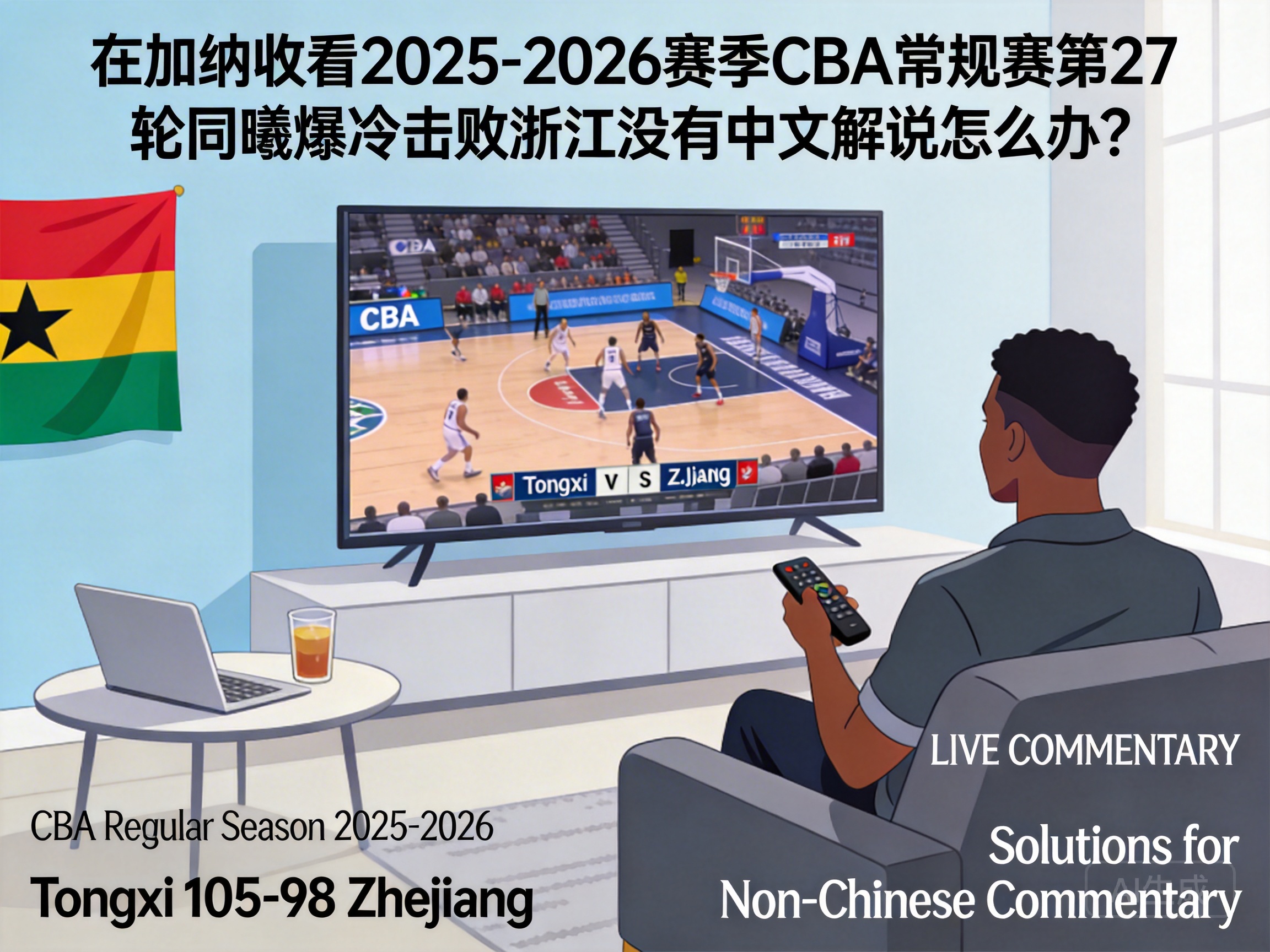 What to Do If There's No Chinese Commentary When Watching the 27th Round of 2025-2026 CBA Regular Season: Nanjing Tongxi's Upset Win Over Zhejiang in Ghana?