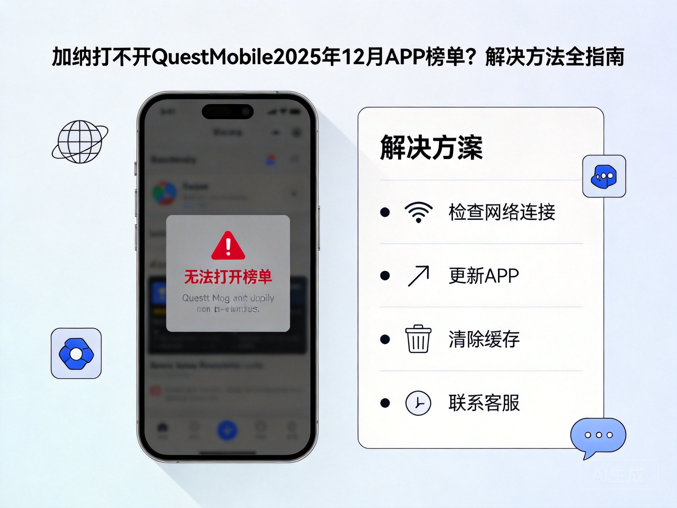 加纳打不开QuestMobile2025年12月APP榜单?解决方法全指南
