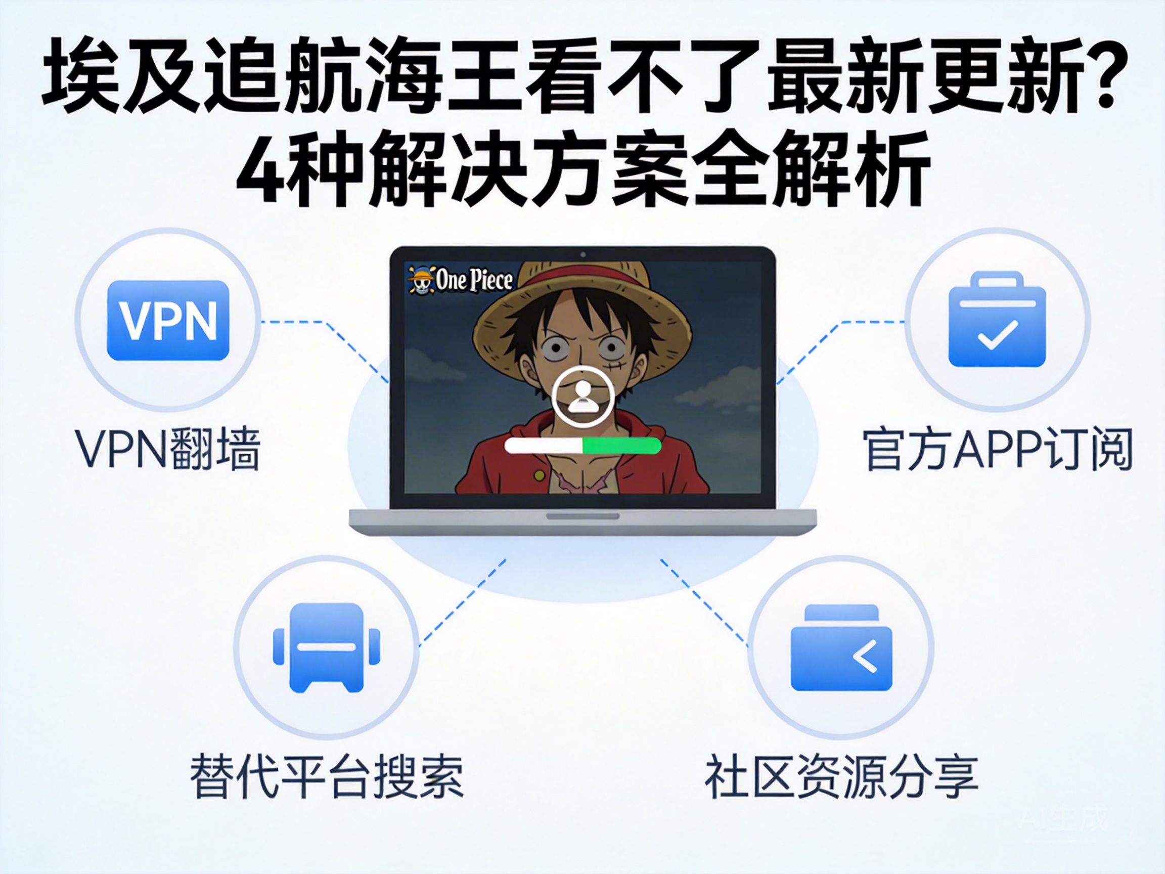 Can't Watch One Piece's Latest Episodes in Egypt? 4 Solutions Explained