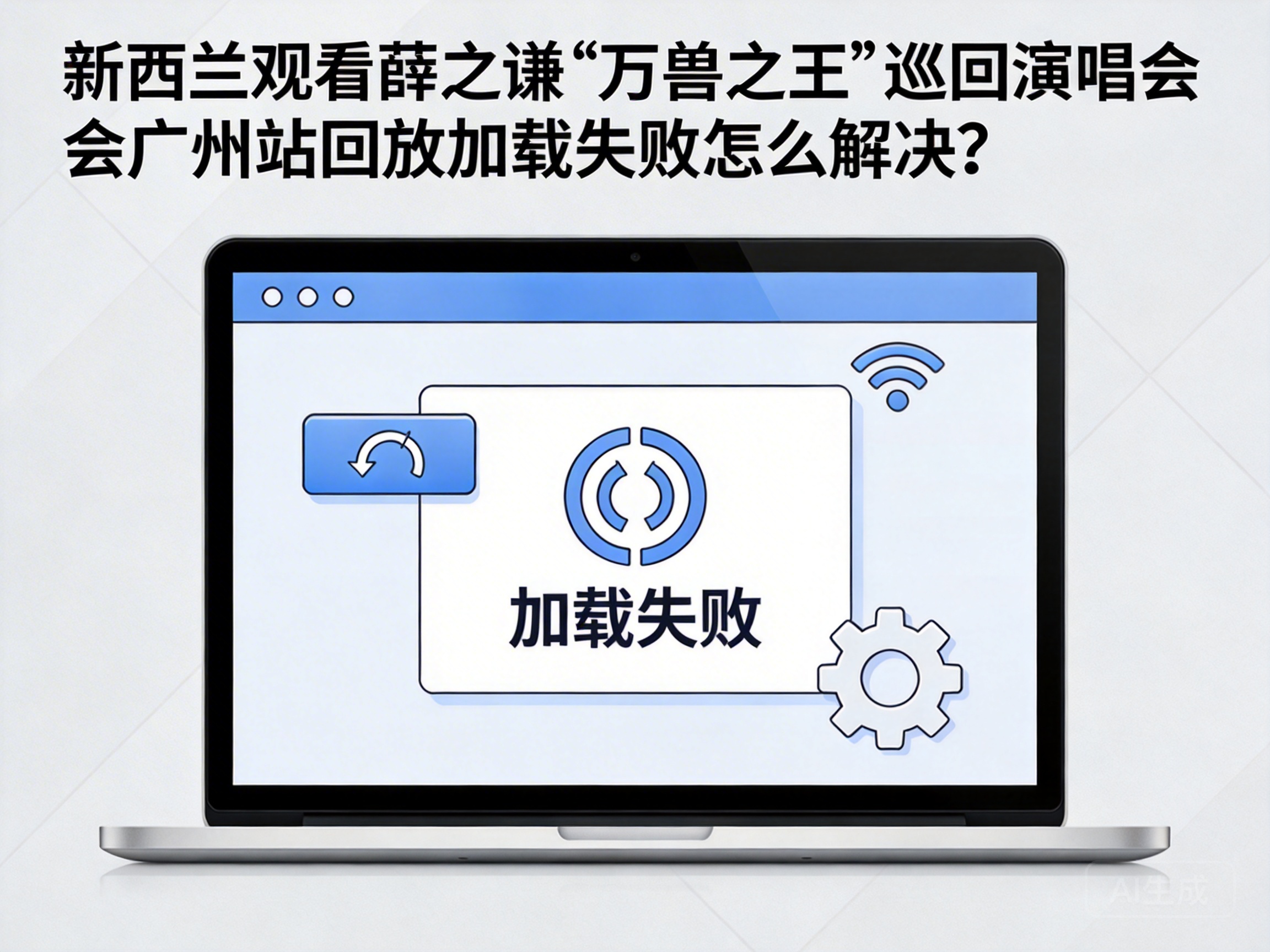 新西兰观看薛之谦“万兽之王”巡回演唱会广州站回放加载失败怎么解决？