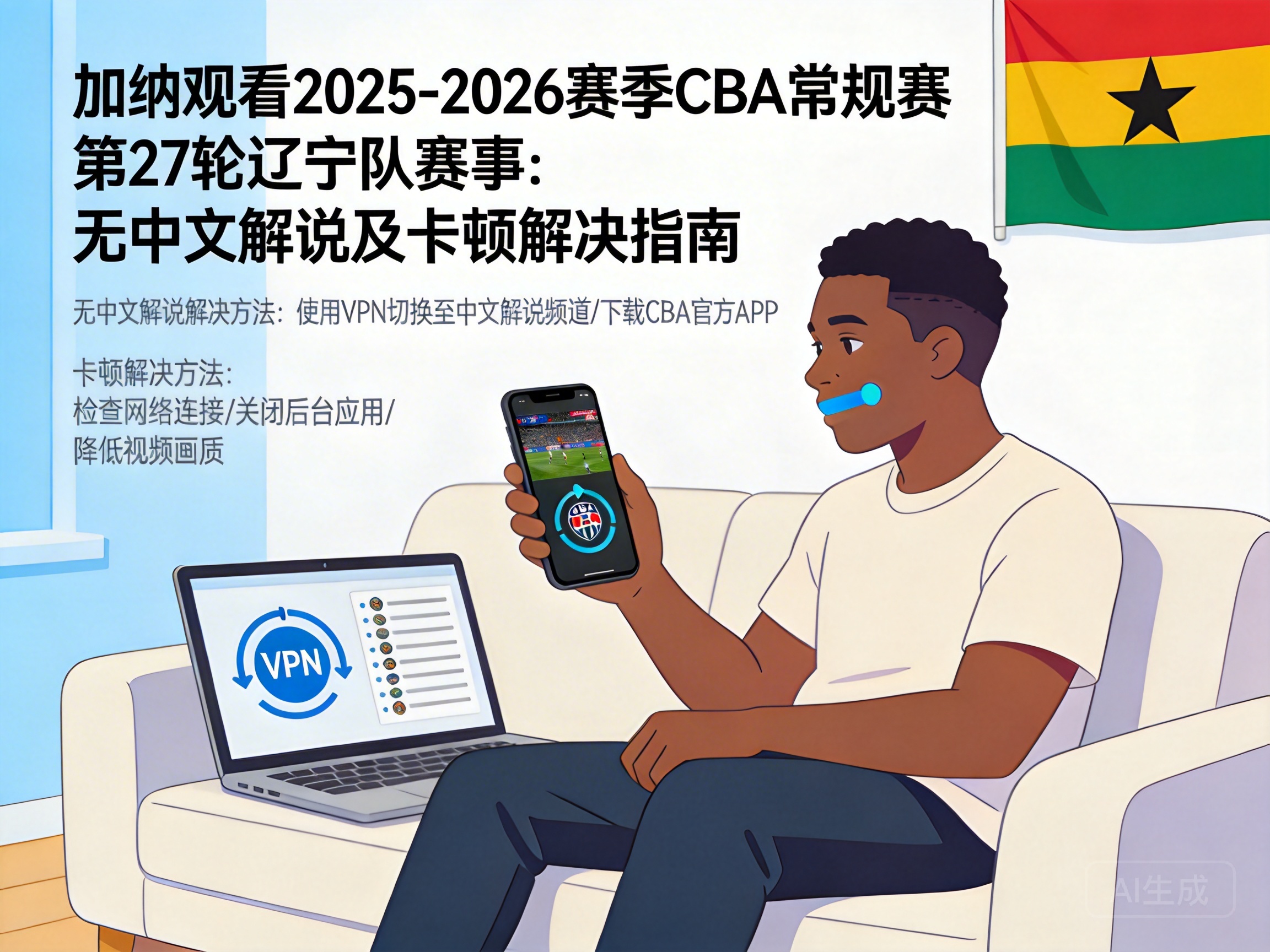 How to Fix No Chinese Commentary and Buffering Issues When Watching the 27th Round of 2025-2026 CBA Regular Season Liaoning Team Games in Ghana?