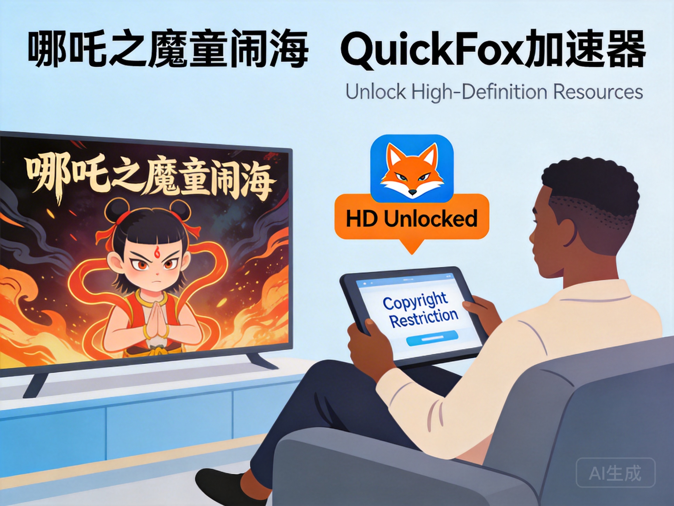 Nigerian Fans Can't Watch *Ne Zha: The Devil's Birth* Due to Copyright? Unlock HD with QuickFox VPN