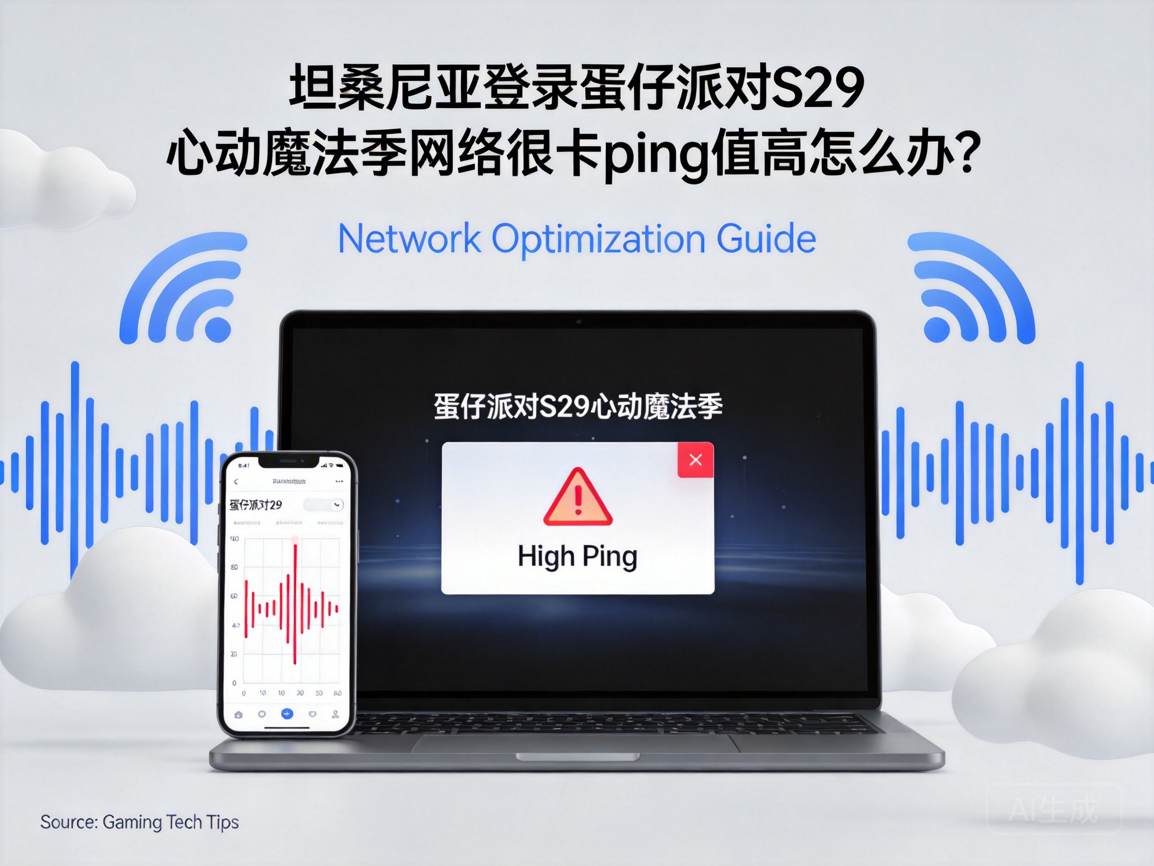 坦桑尼亚登录蛋仔派对S29心动魔法季网络很卡ping值高怎么办？