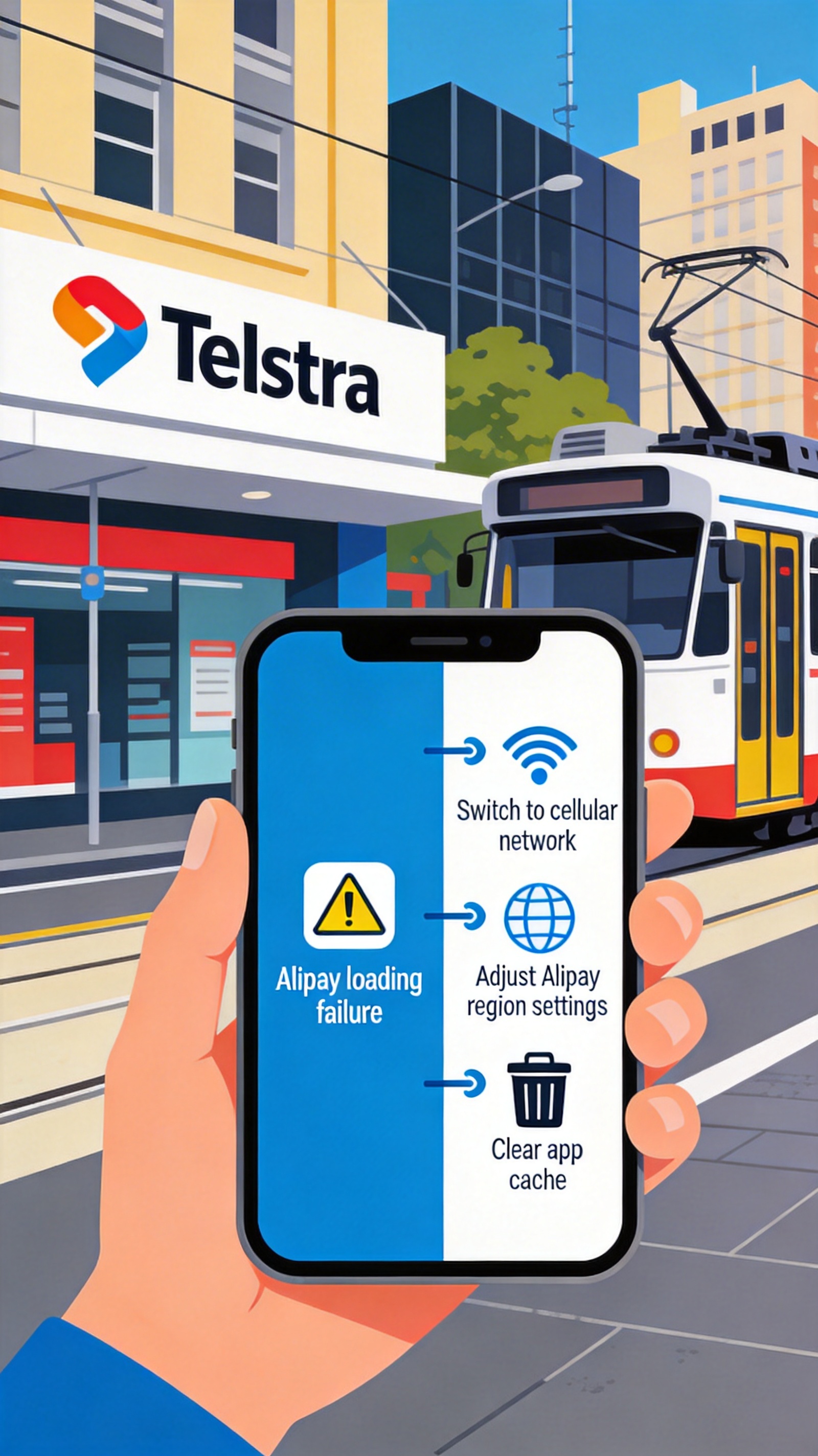 在澳大利亚用支付宝打不开加载不出来怎么办?