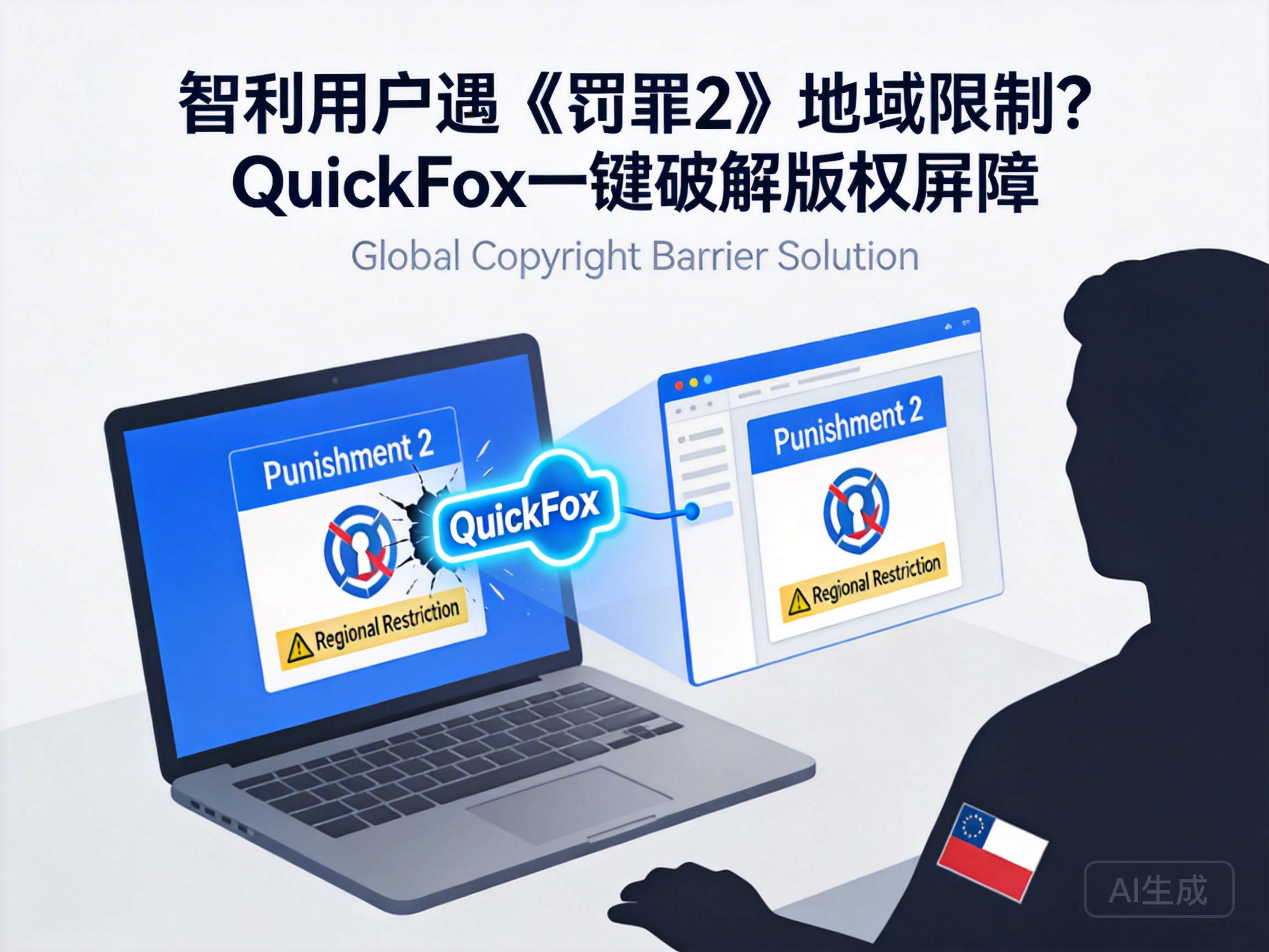 Geoblocked from "Punishment 2" in Chile? QuickFox Unlocks Copyright Restrictions with One Click