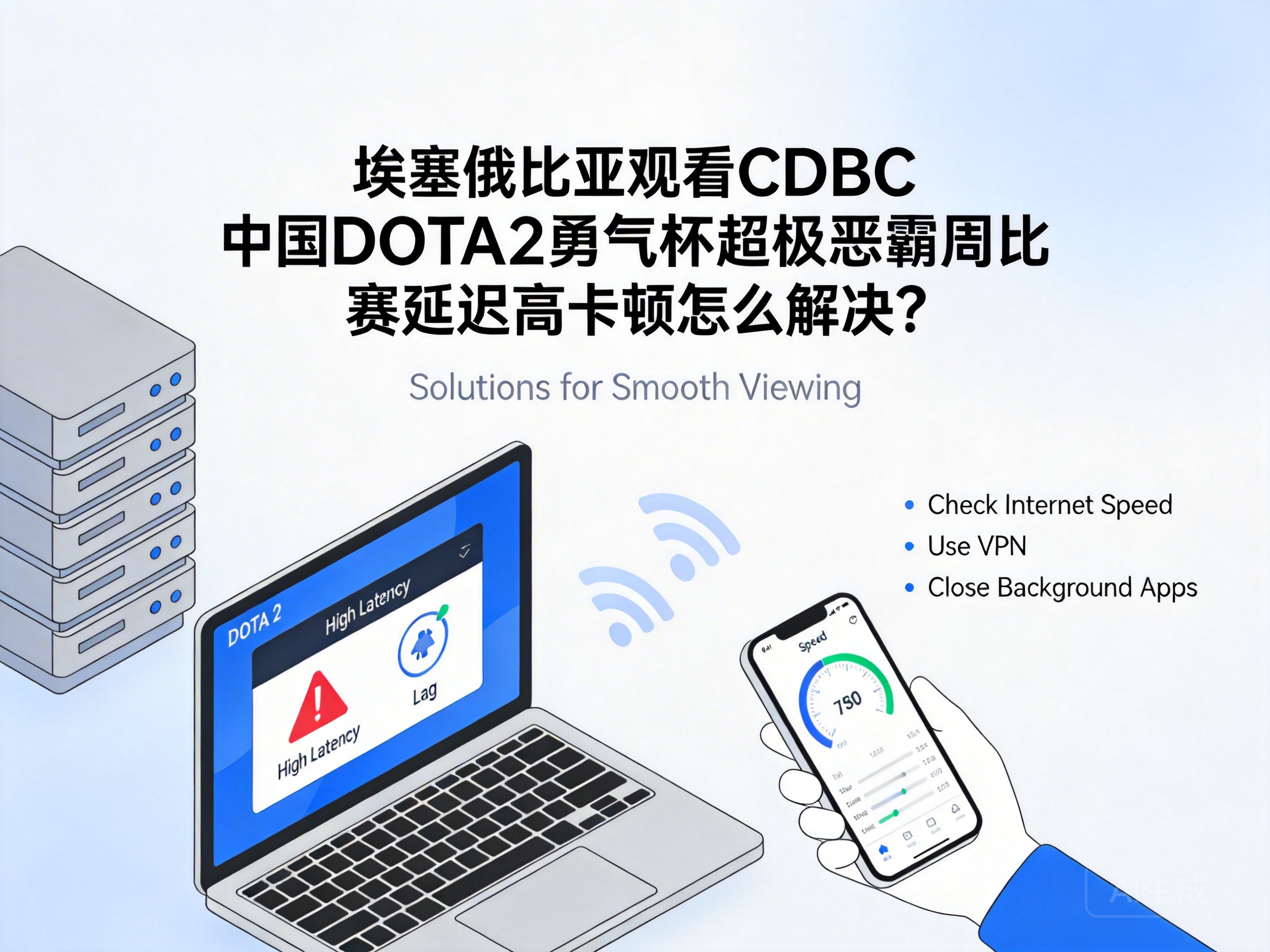 How to Fix High Latency and Lag When Watching CDBC China DOTA2 Courage Cup Super Bully Week in Ethiopia?