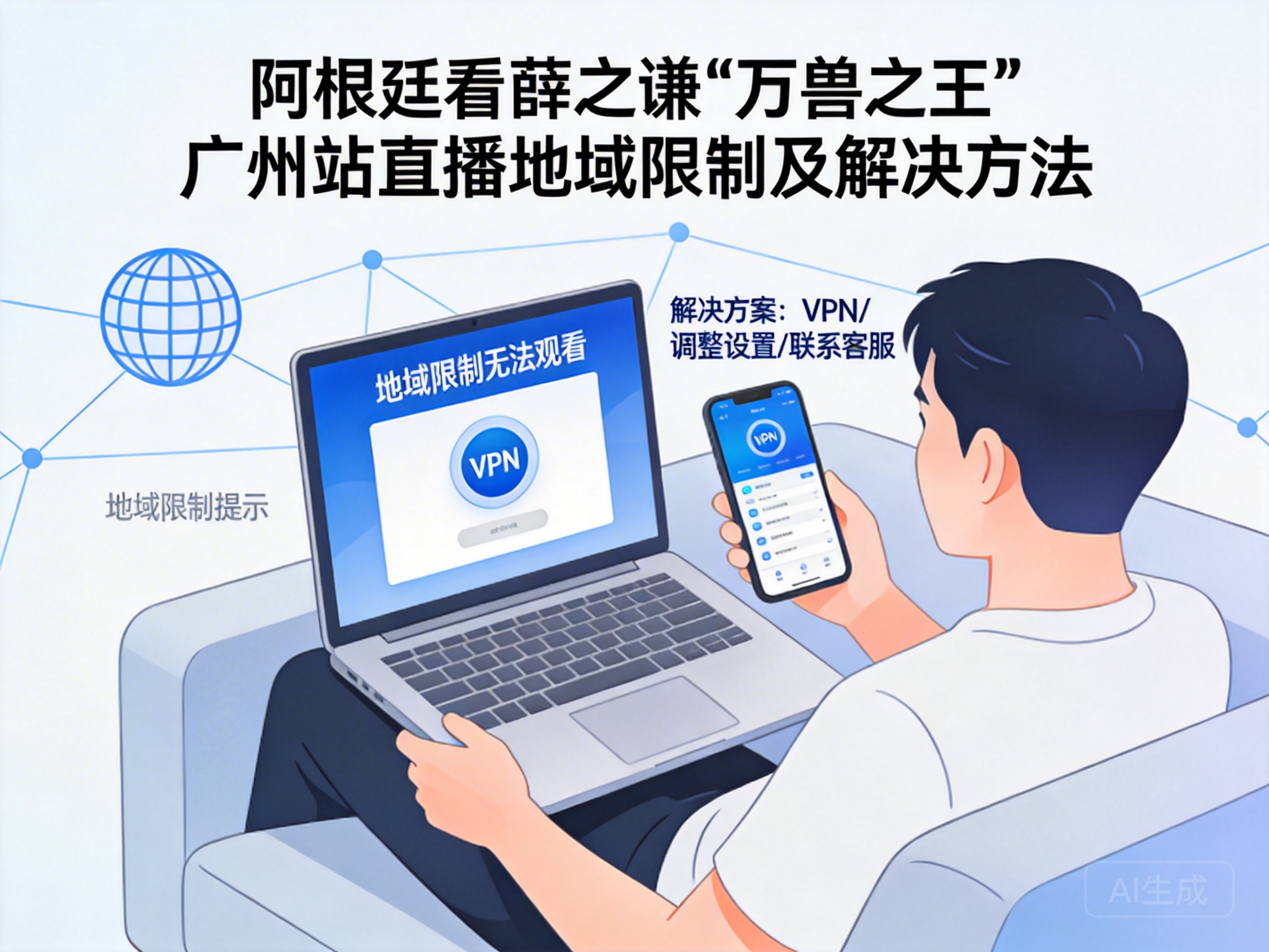 阿根廷看薛之谦“万兽之王”巡回演唱会广州站直播有地域限制？无法正常观看怎么操作？