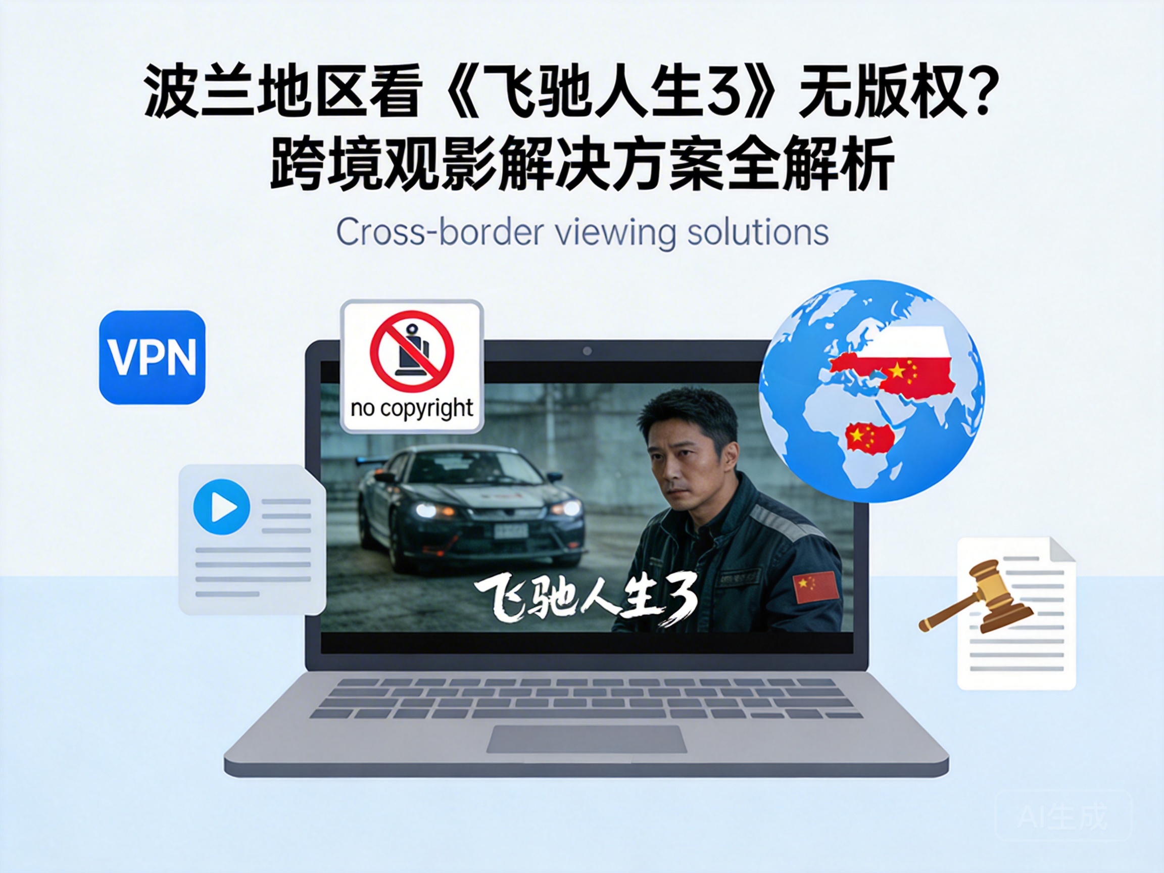 波兰地区看《飞驰人生3》无版权？跨境观影解决方案全解析