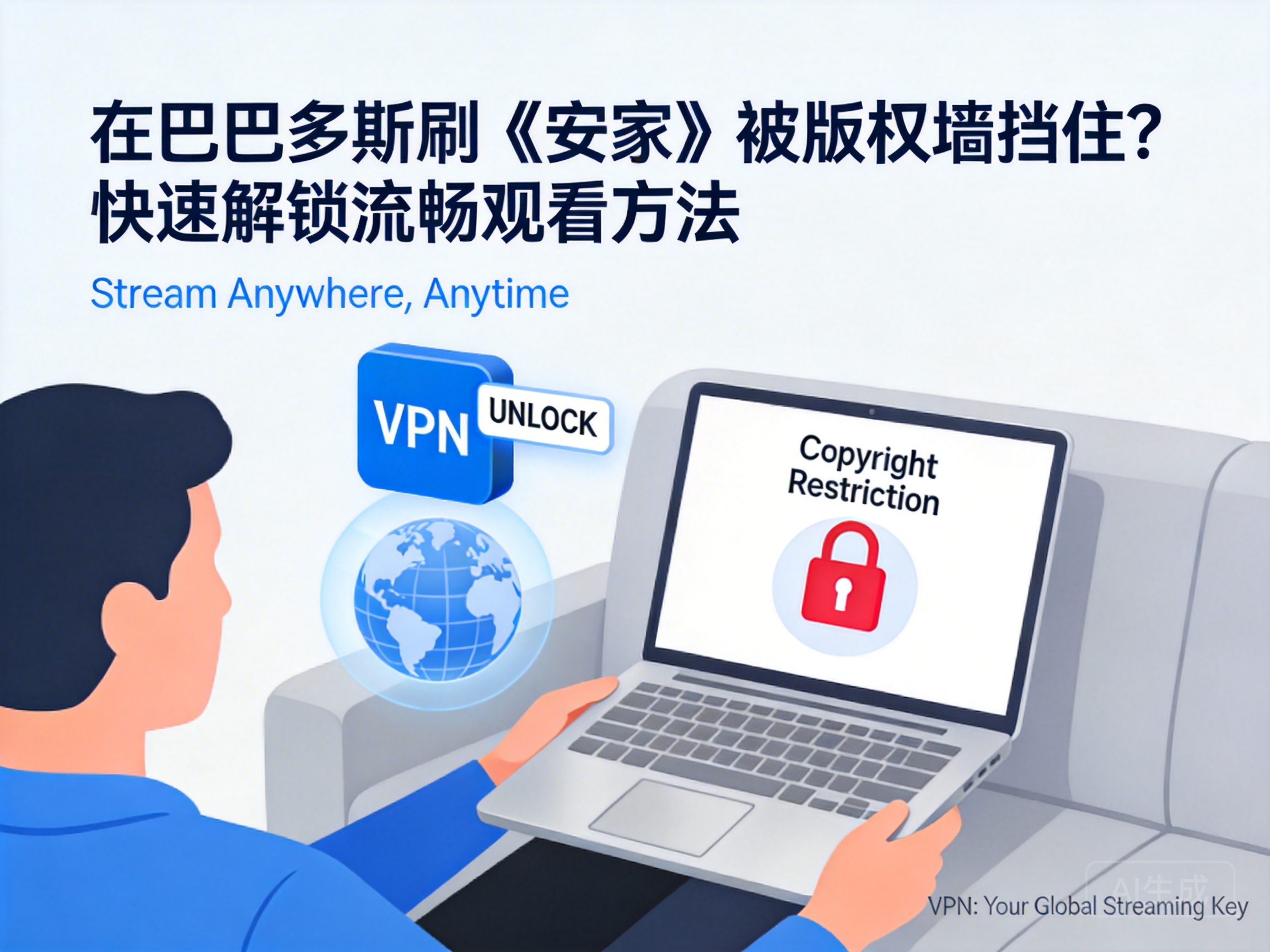 在巴巴多斯刷《安家》被版权墙挡住？快速解锁流畅观看方法