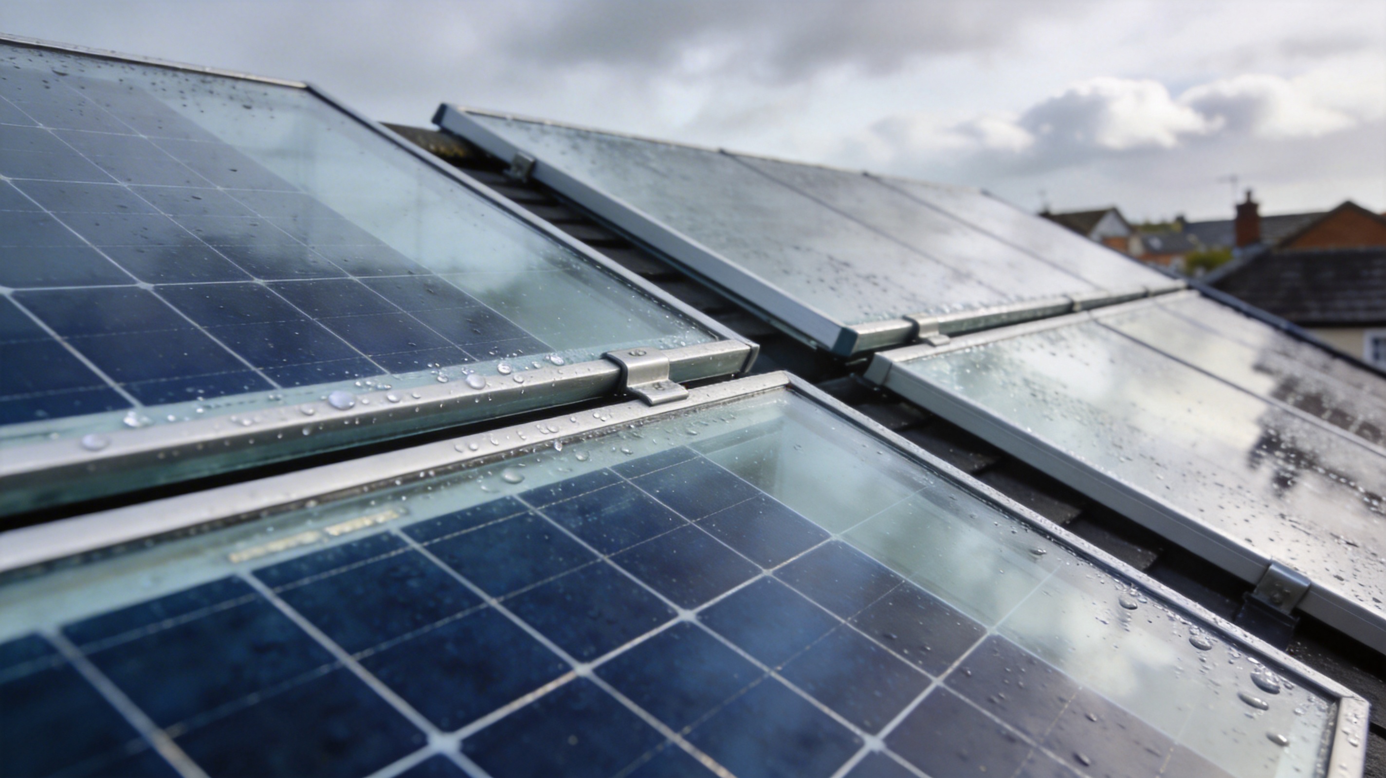 Comparison diagram showing traditional vs. double glass panel construction