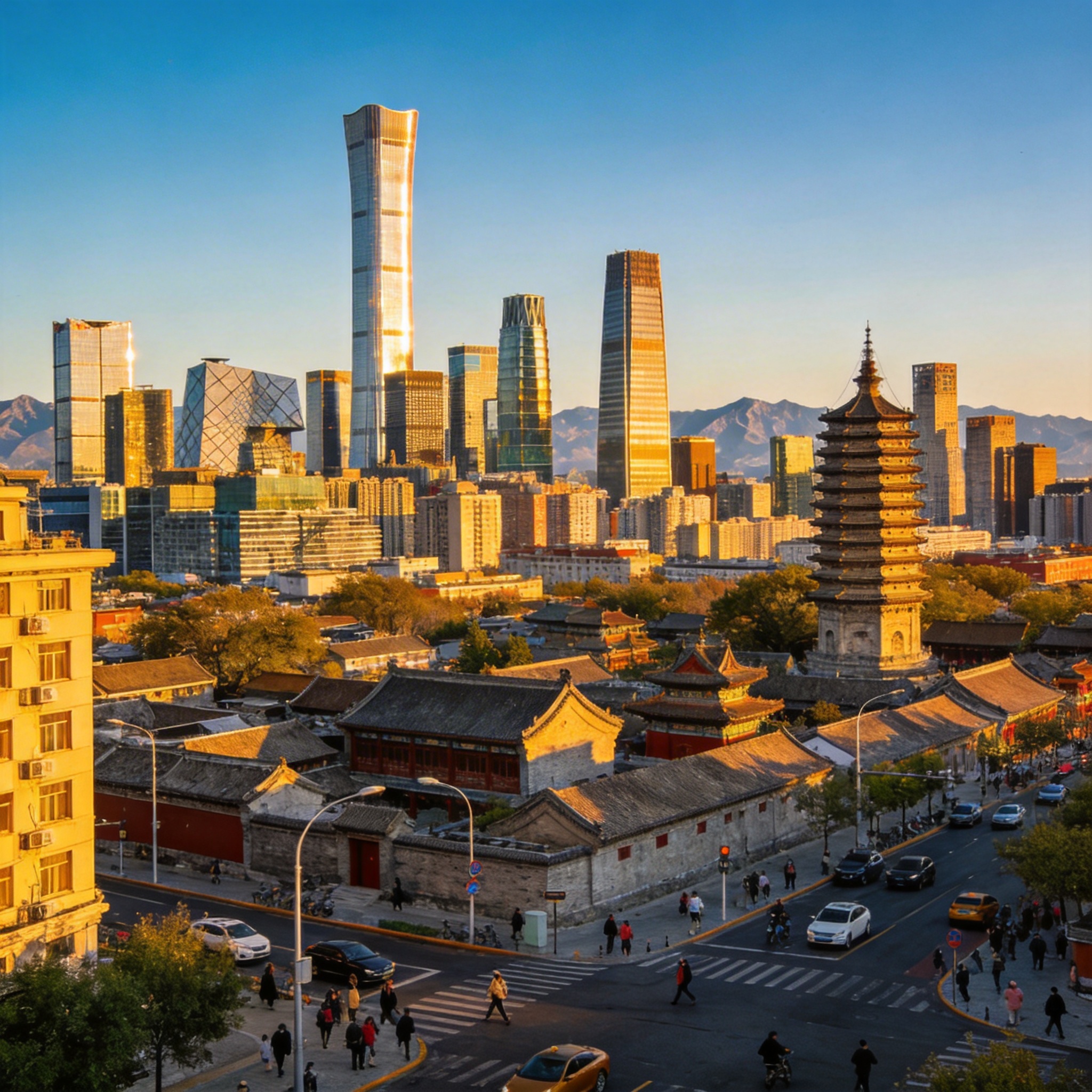 Beijing skyline