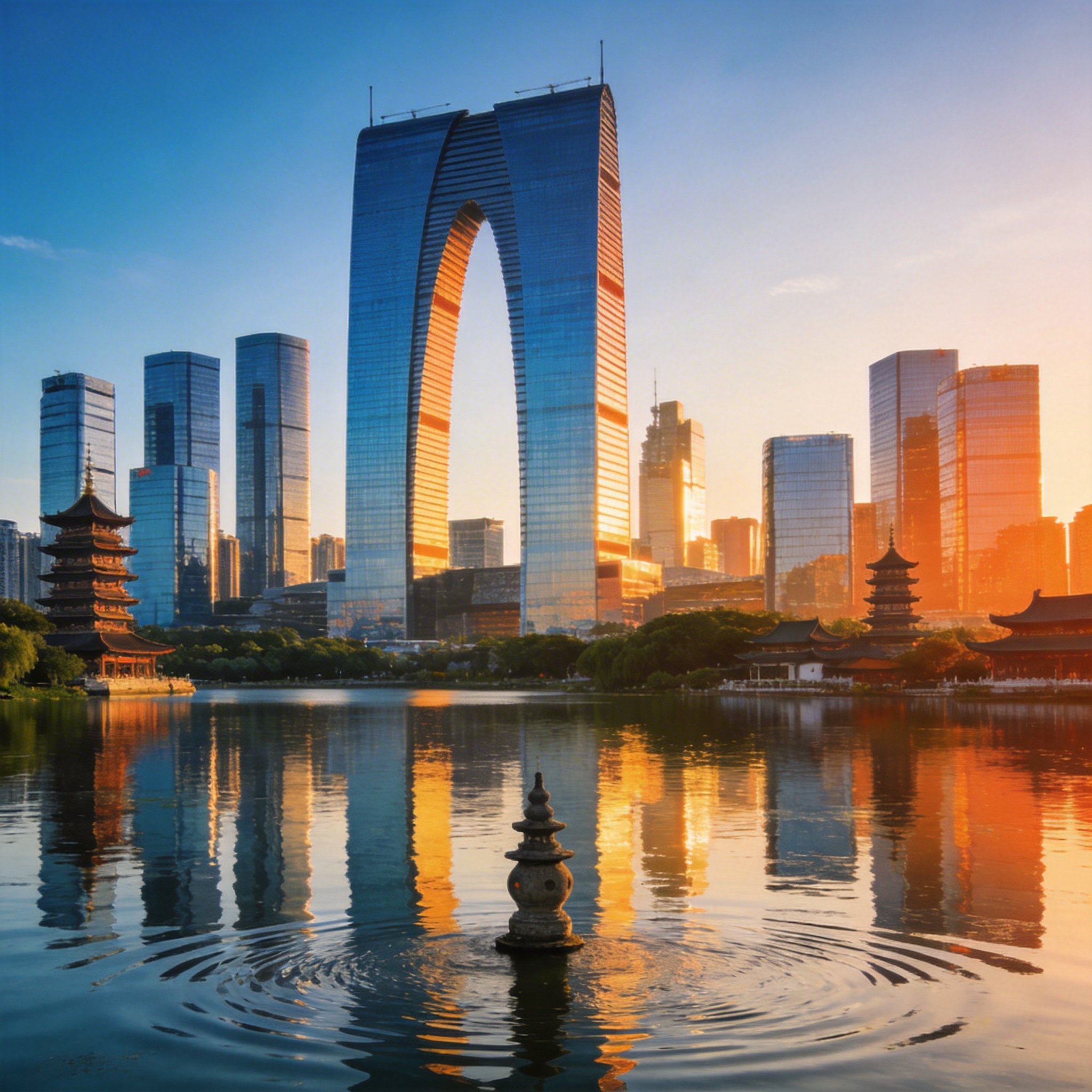 Hangzhou skyline