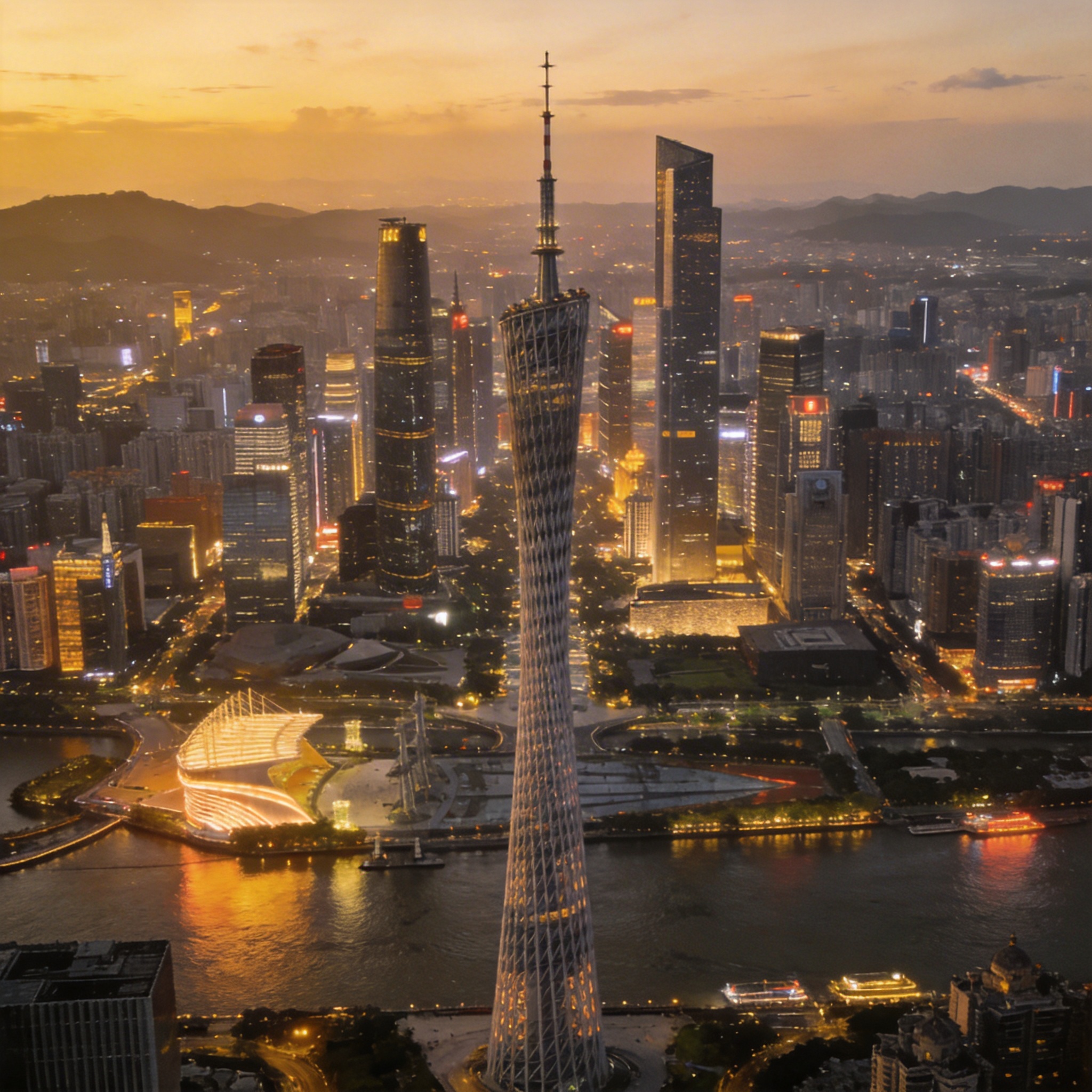 Guangzhou skyline