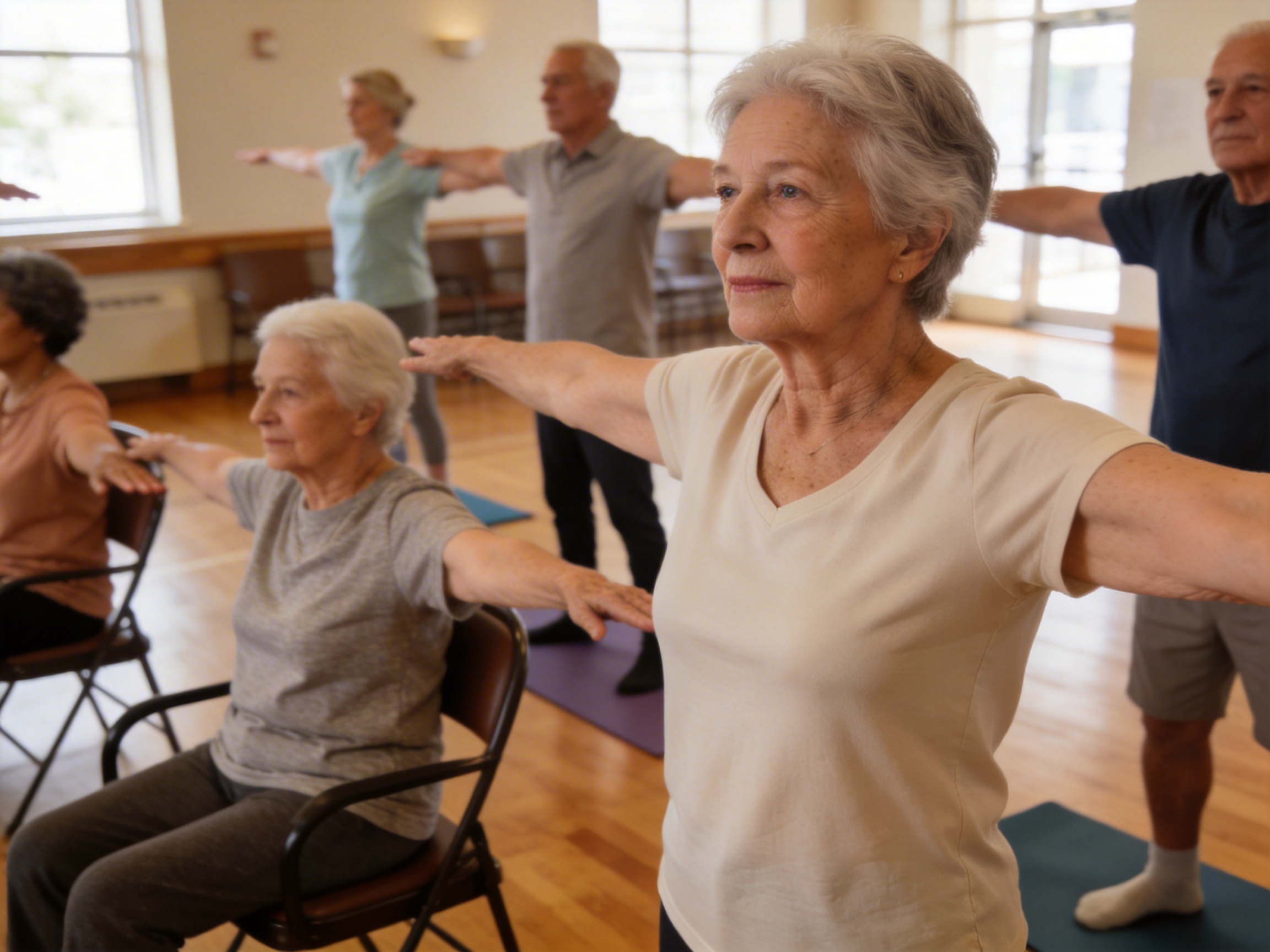 Weekly Adaptive Yoga for Senior Residents