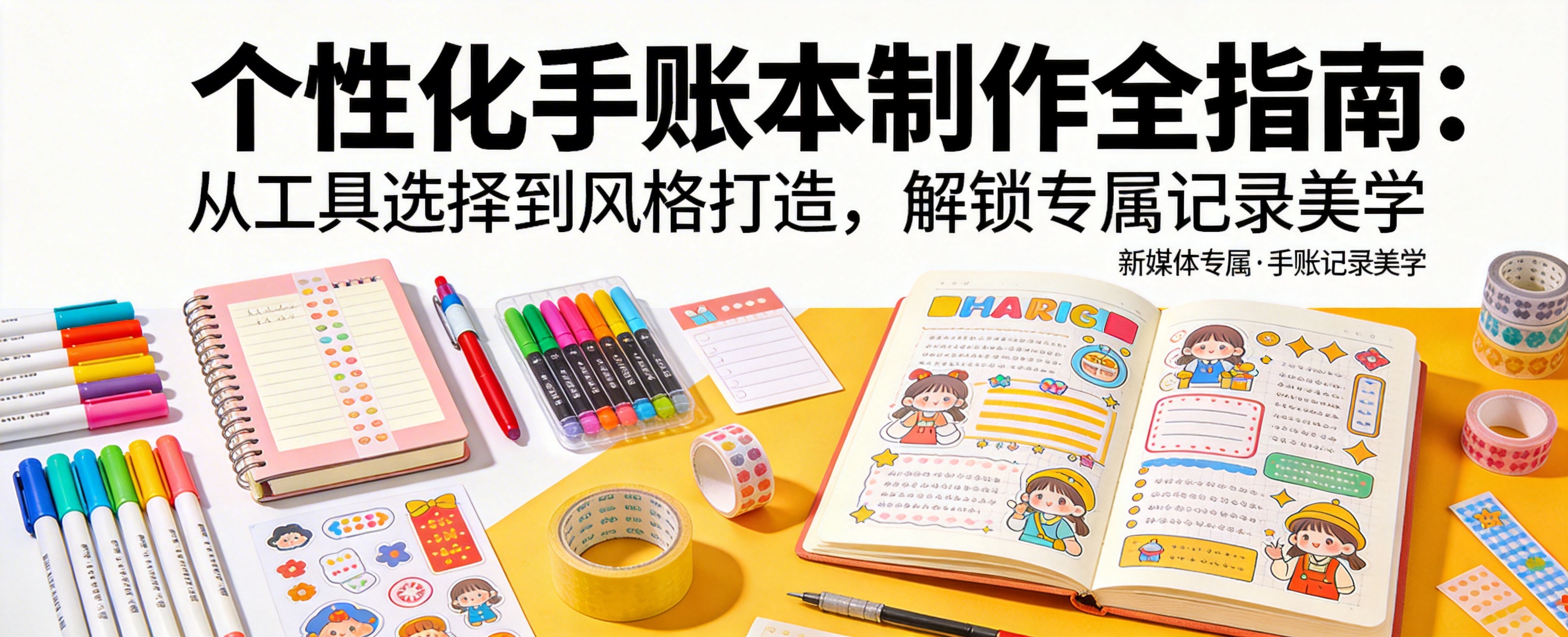 个性化手账本制作指南:从入门到精通,打造专属记录本封面