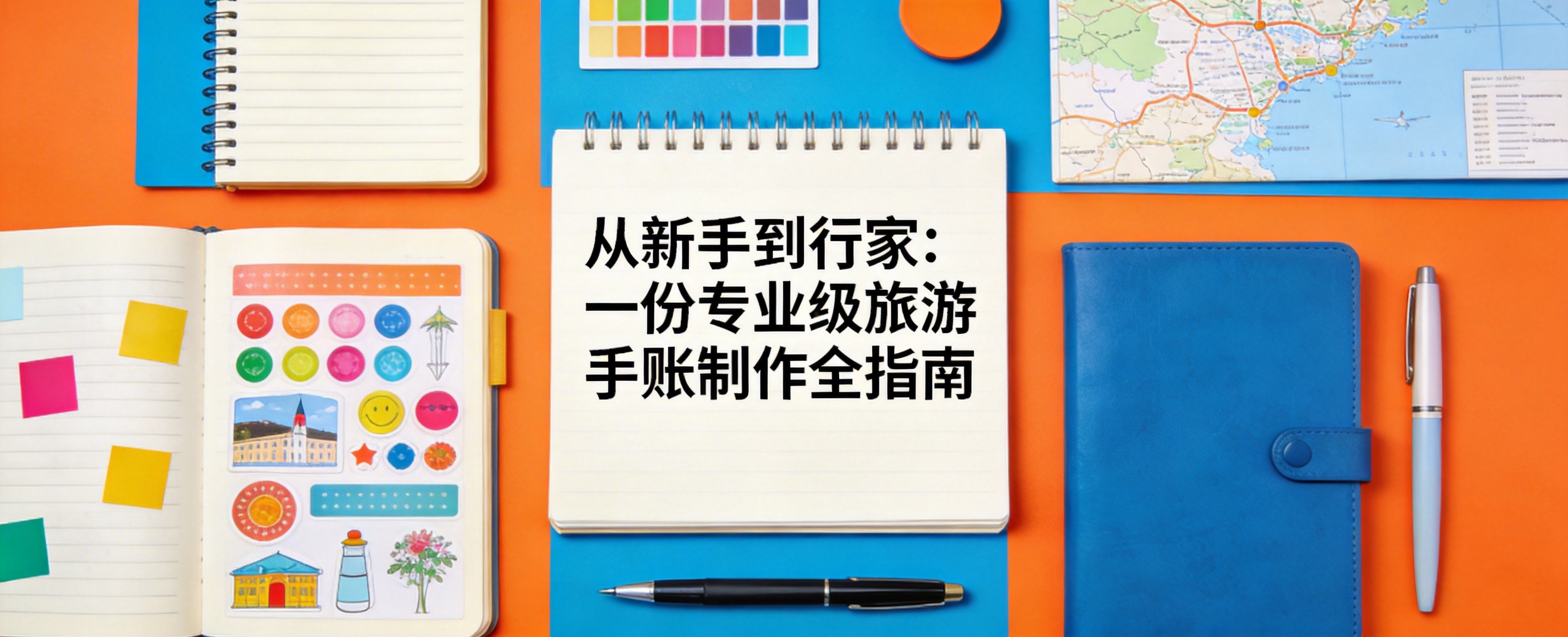 旅游手账制作全攻略:从新手到行家的进阶指南封面