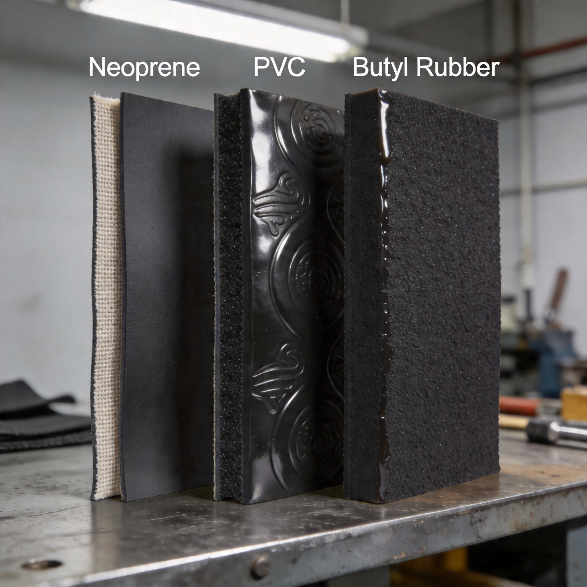 Protective Suit Materials Comparison: Neoprene vs PVC vs Butyl Rubber