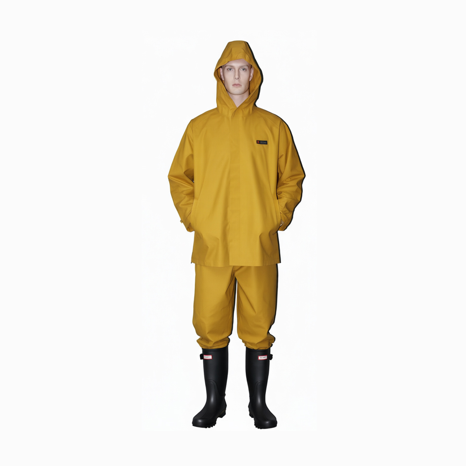 Double Coated Acid-Resistant Two-Piece Suit